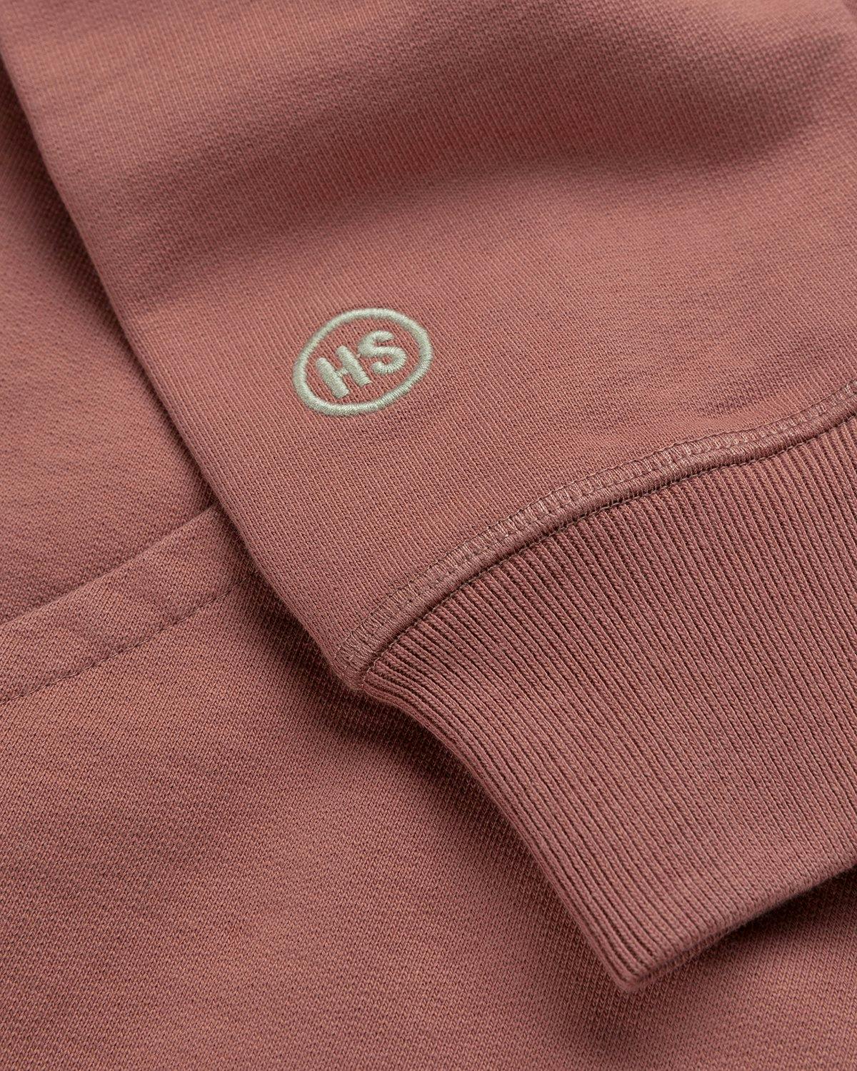 Highsnobiety - Logo Hoodie Mauve - Clothing - Pink - Image 5