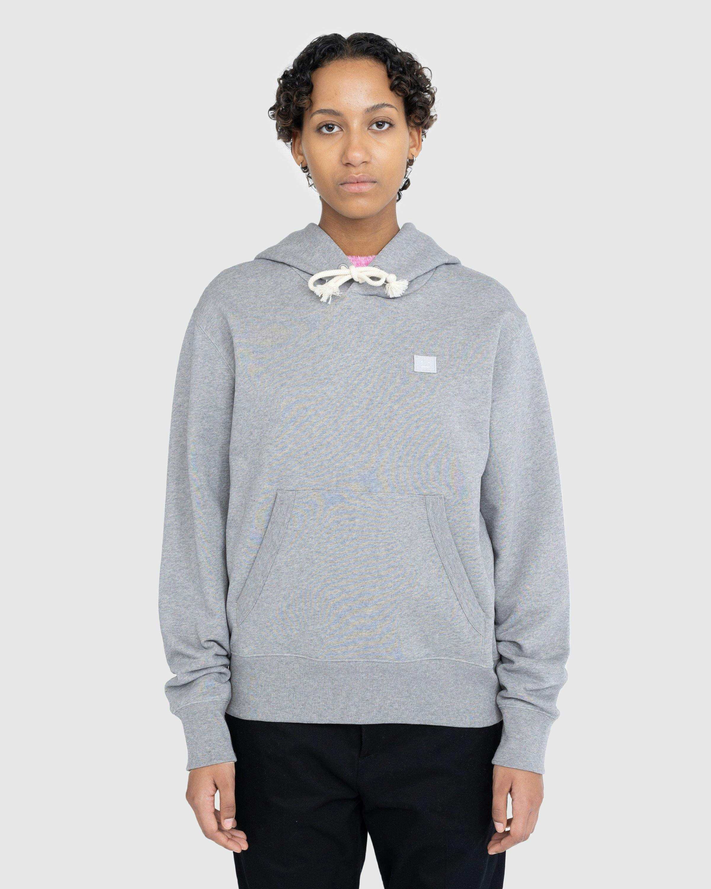 Acne Studios - Face Logo Hoodie Grey - Clothing - Grey - Image 2