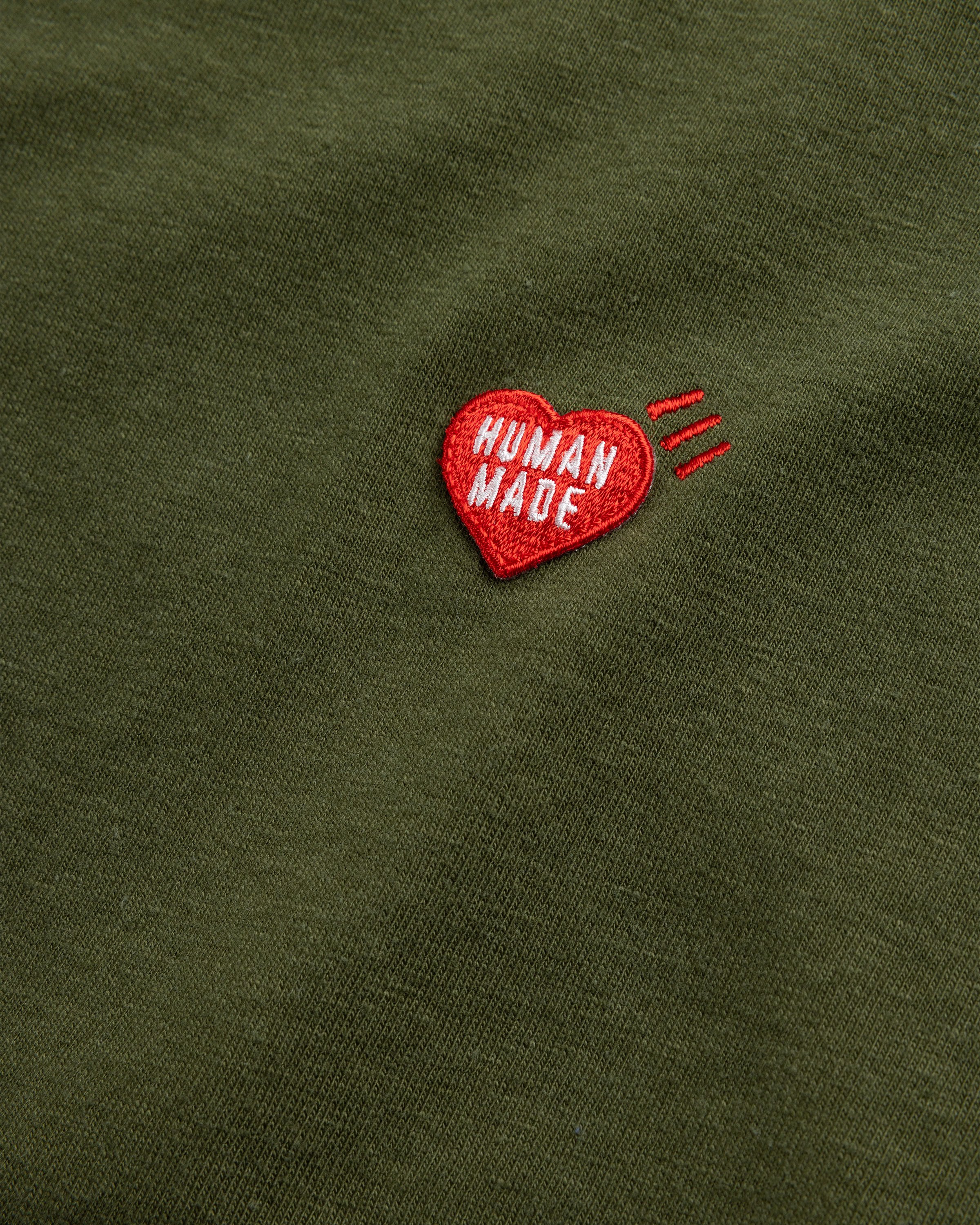 Human Made - GRAPHIC L/S T-SHIRT #1 Olive Drab - Clothing - Green - Image 6