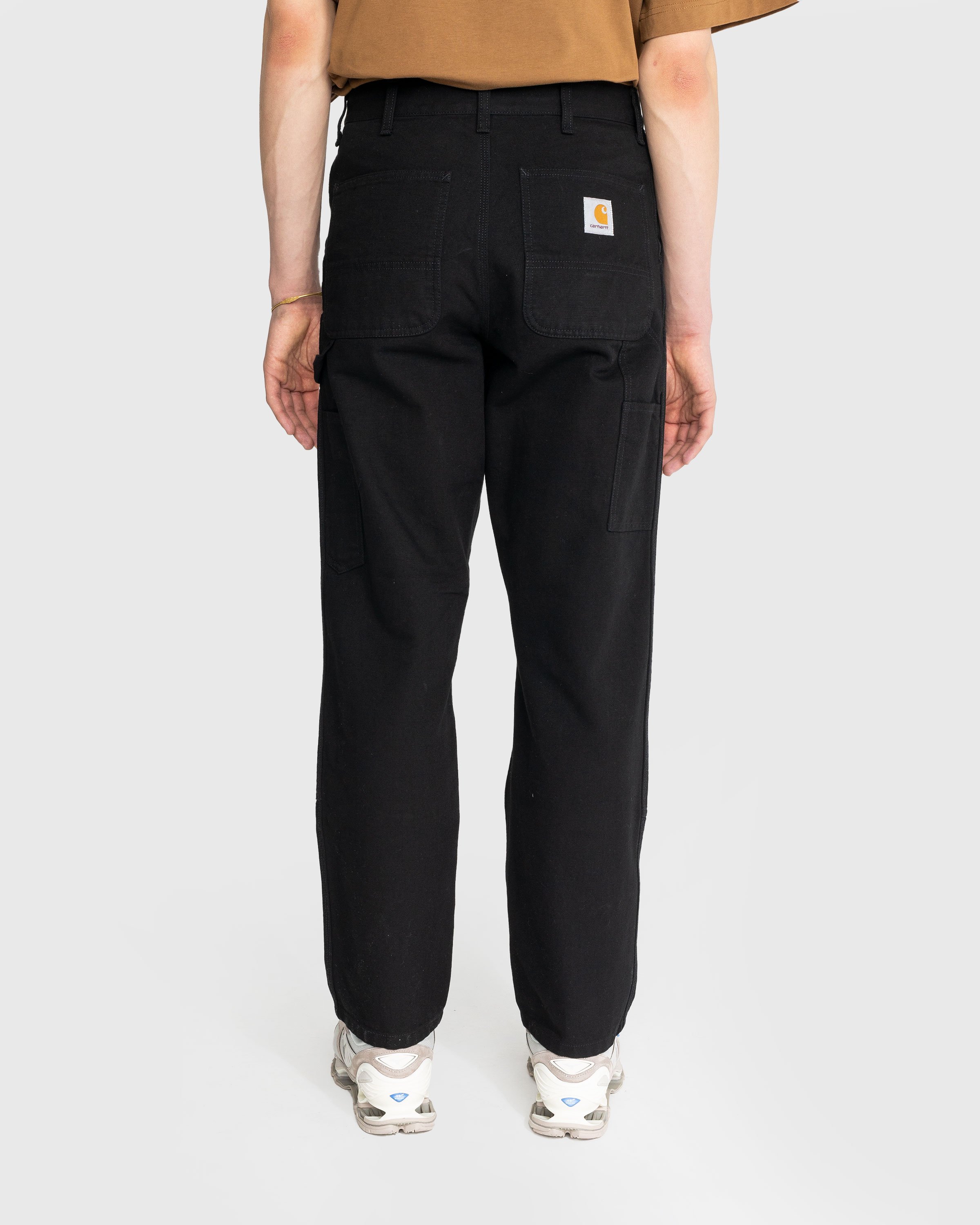 Carhartt WIP - Double Knee Pant Black Rinsed - Clothing - Black - Image 5