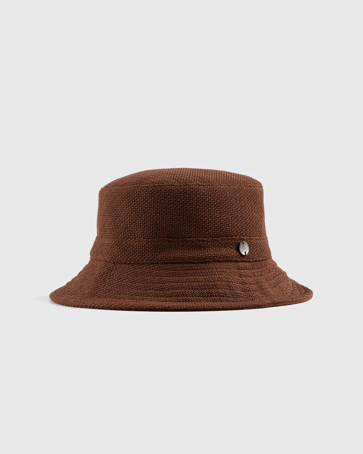 Our Legacy - Italian Cotton Bucket Hat Rust Red - Accessories - Red - Image 2