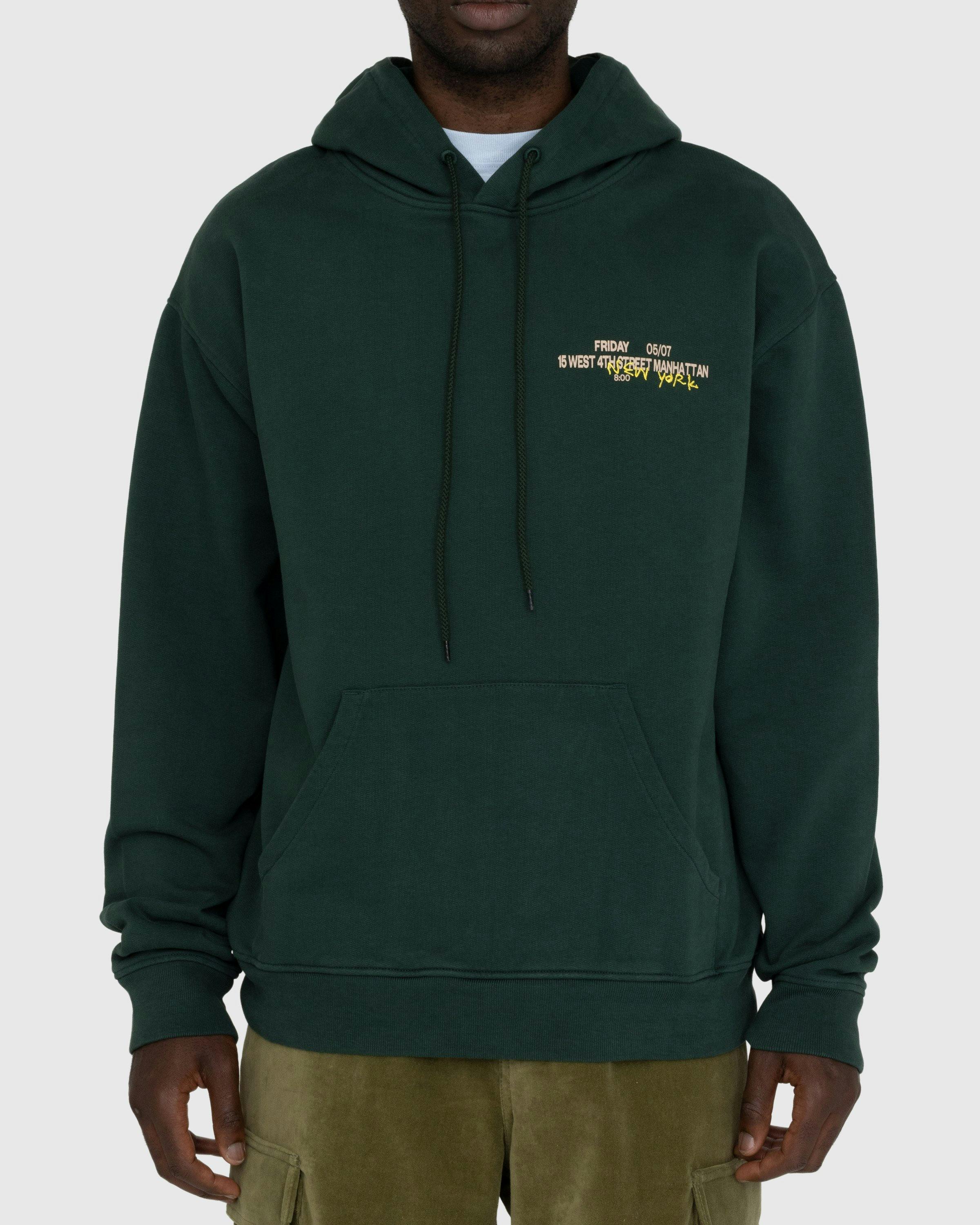 Highsnobiety - New York Line Hoodie Dark Green - Clothing - Green - Image 4