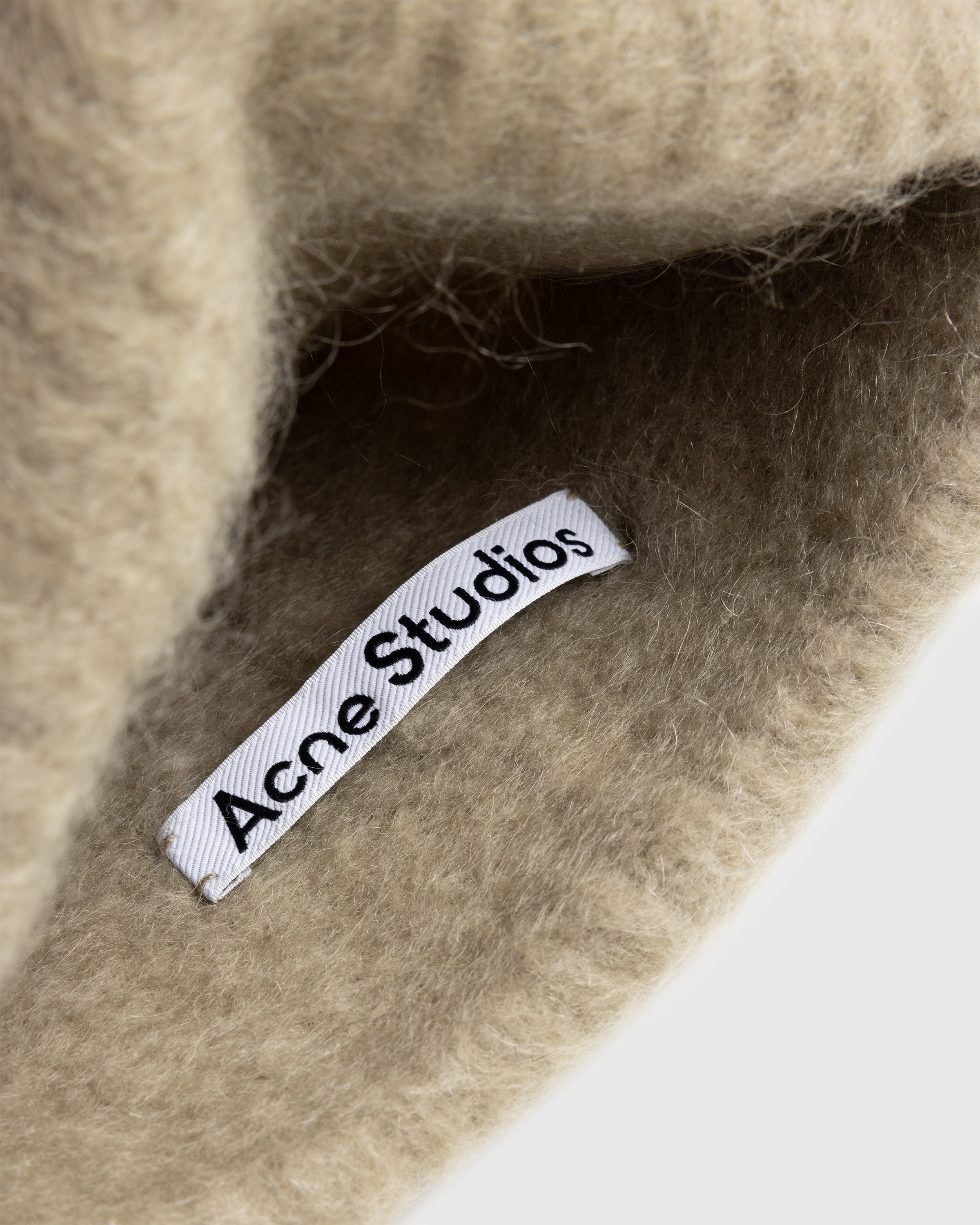 Acne Studios - Ribbed Beanie Beige - Accessories - Beige - Image 2