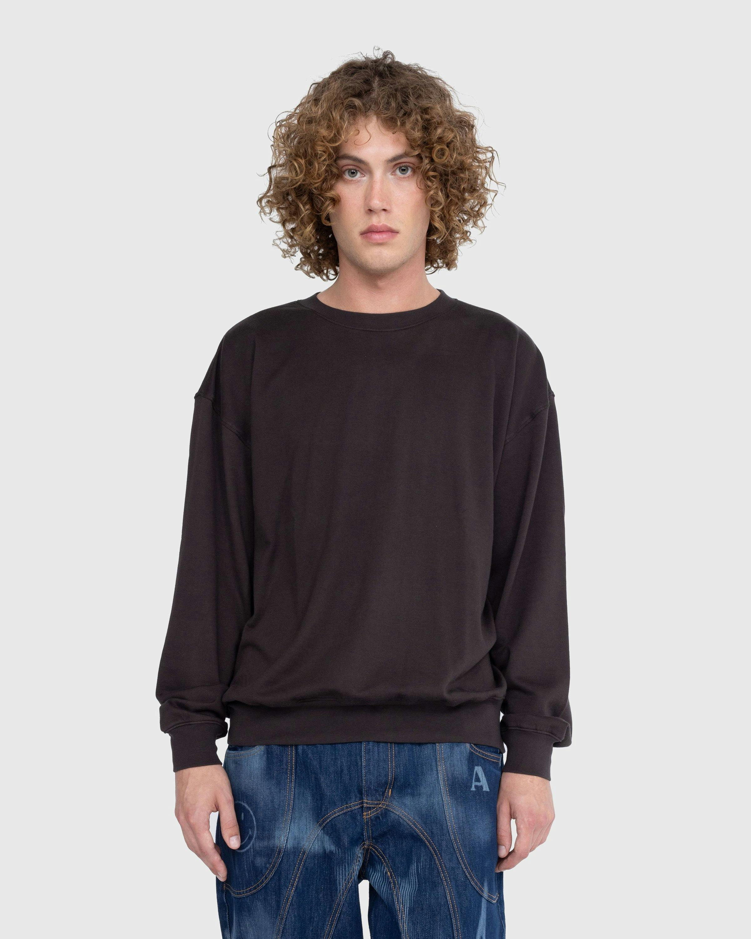 Auralee - SUPER HIGH GAUGE SWEAT P/O Brown - Clothing - Brown - Image 2