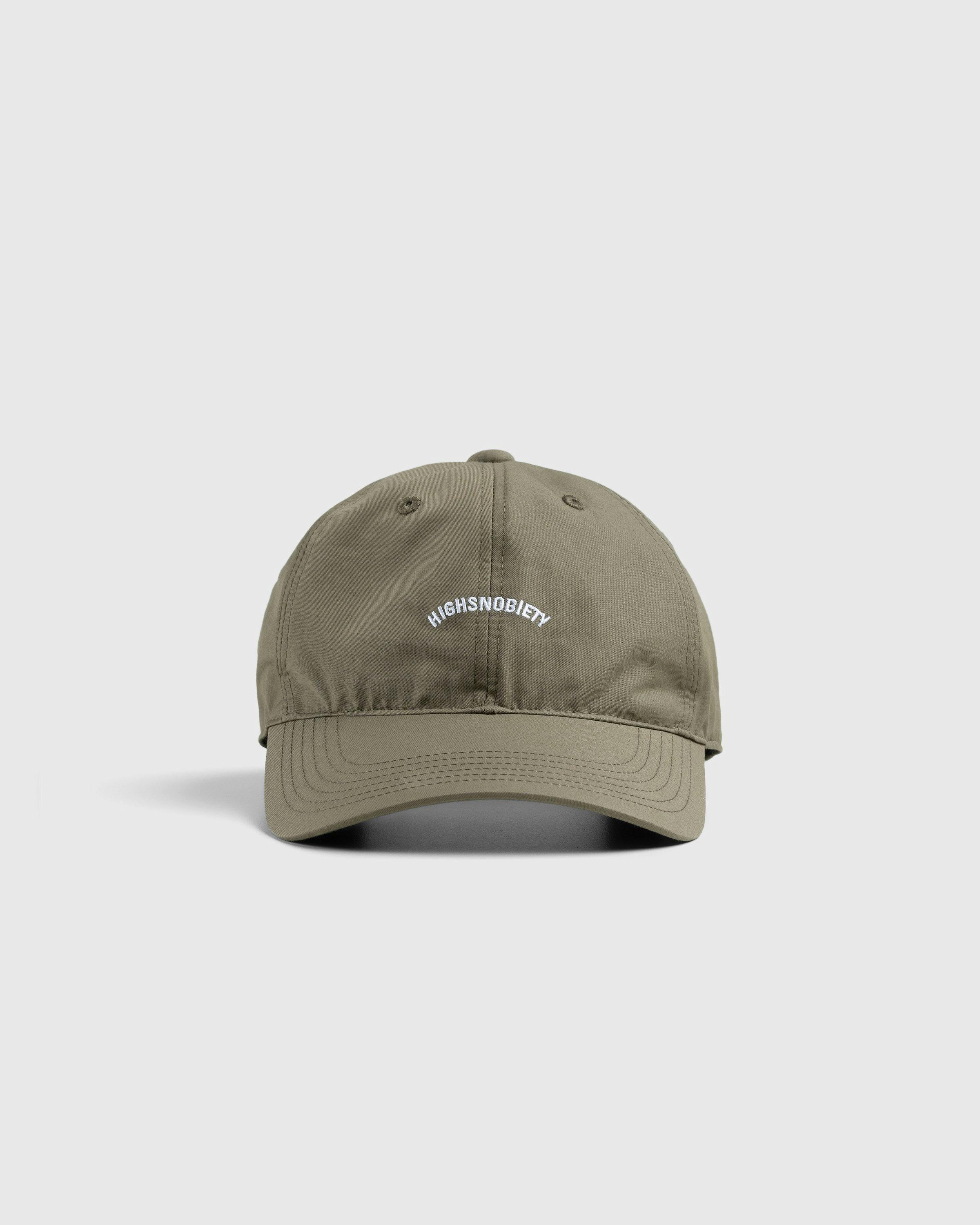 Highsnobiety - Brushed Nylon Logo Cap Olive - Accessories - Green - Image 2