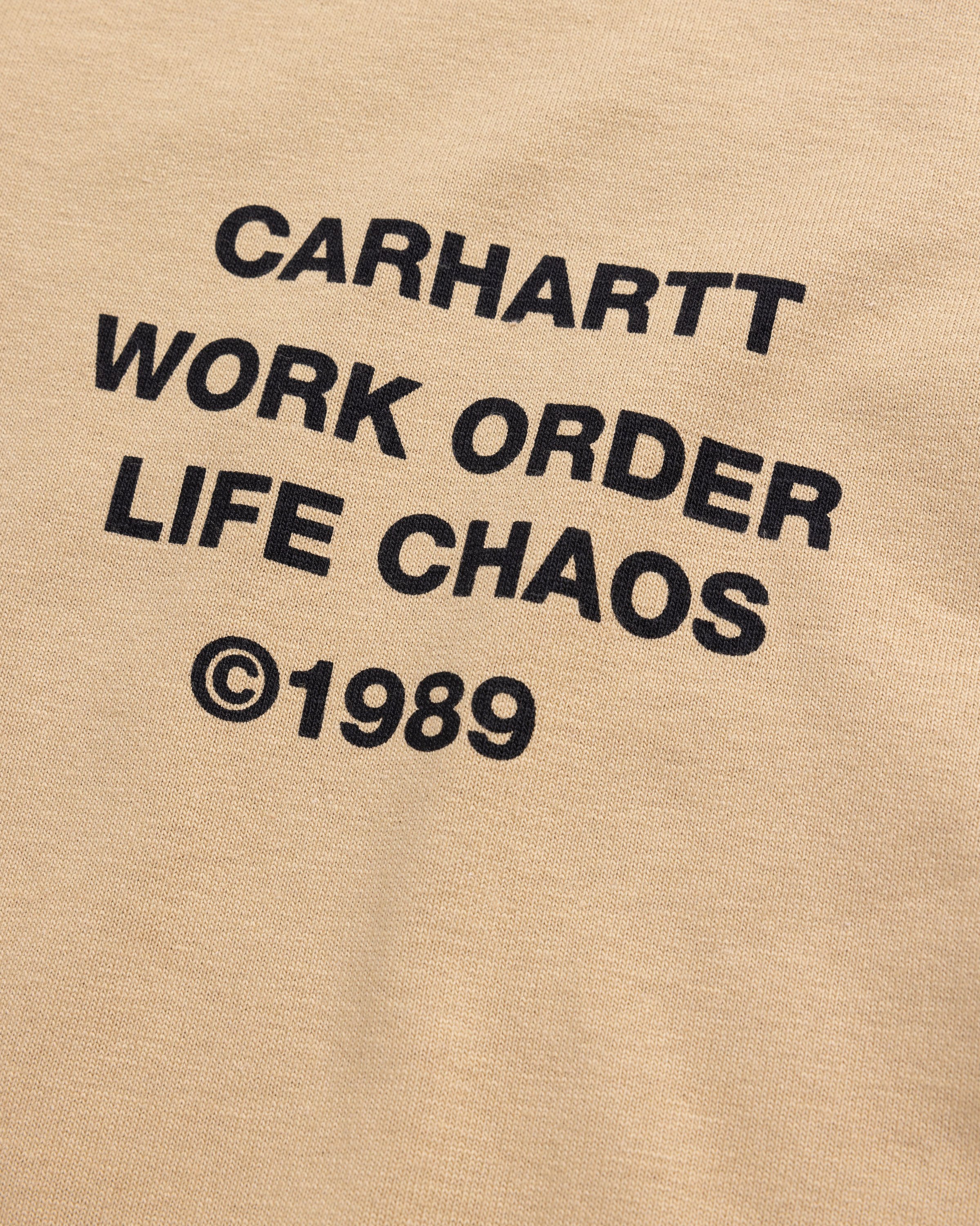 Carhartt WIP - LS Reverse Hammer T-Shirt Brown - Clothing - Brown - Image 6