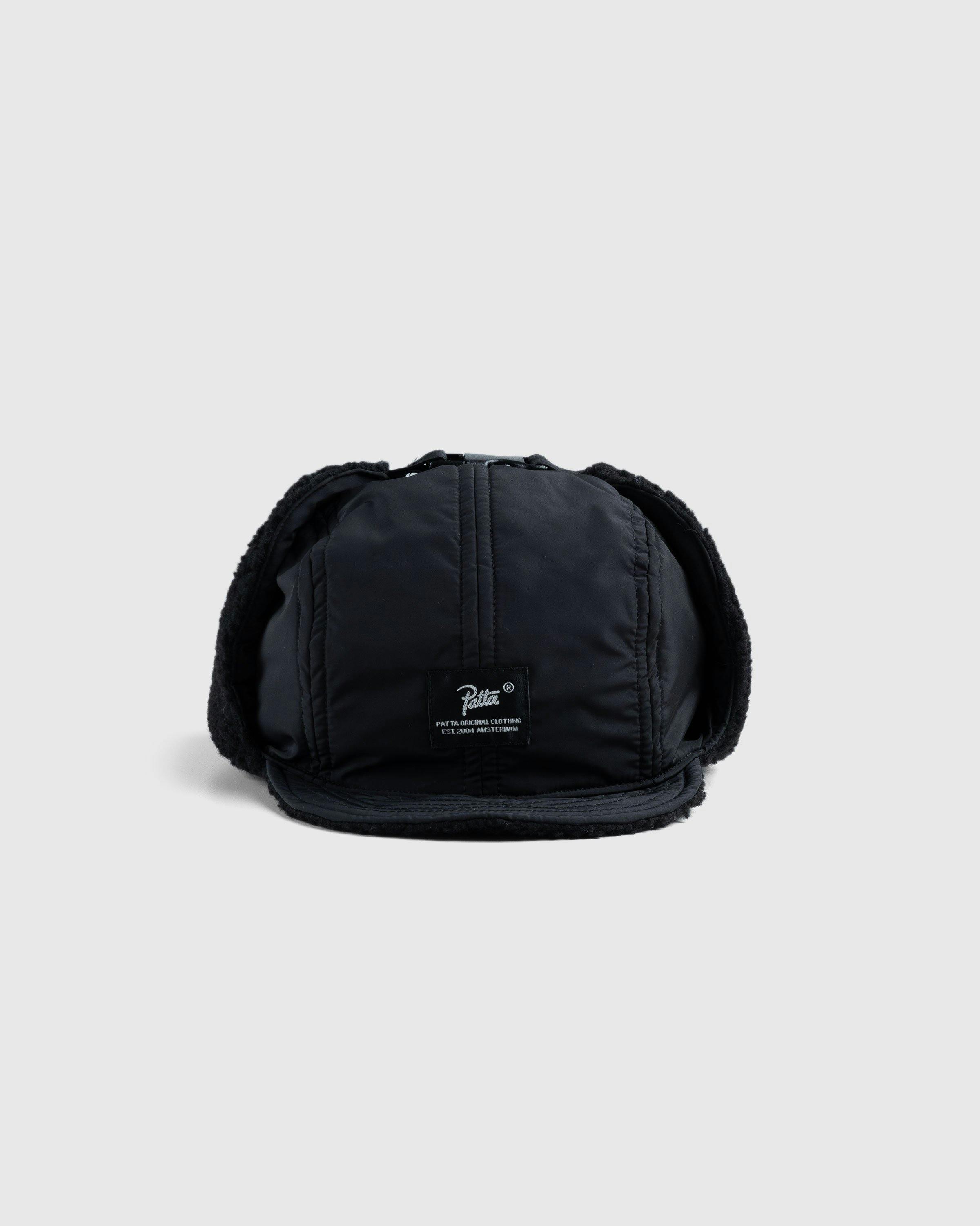 Patta - REVERSIBLE FLAP CAP Black - Accessories - Black - Image 4