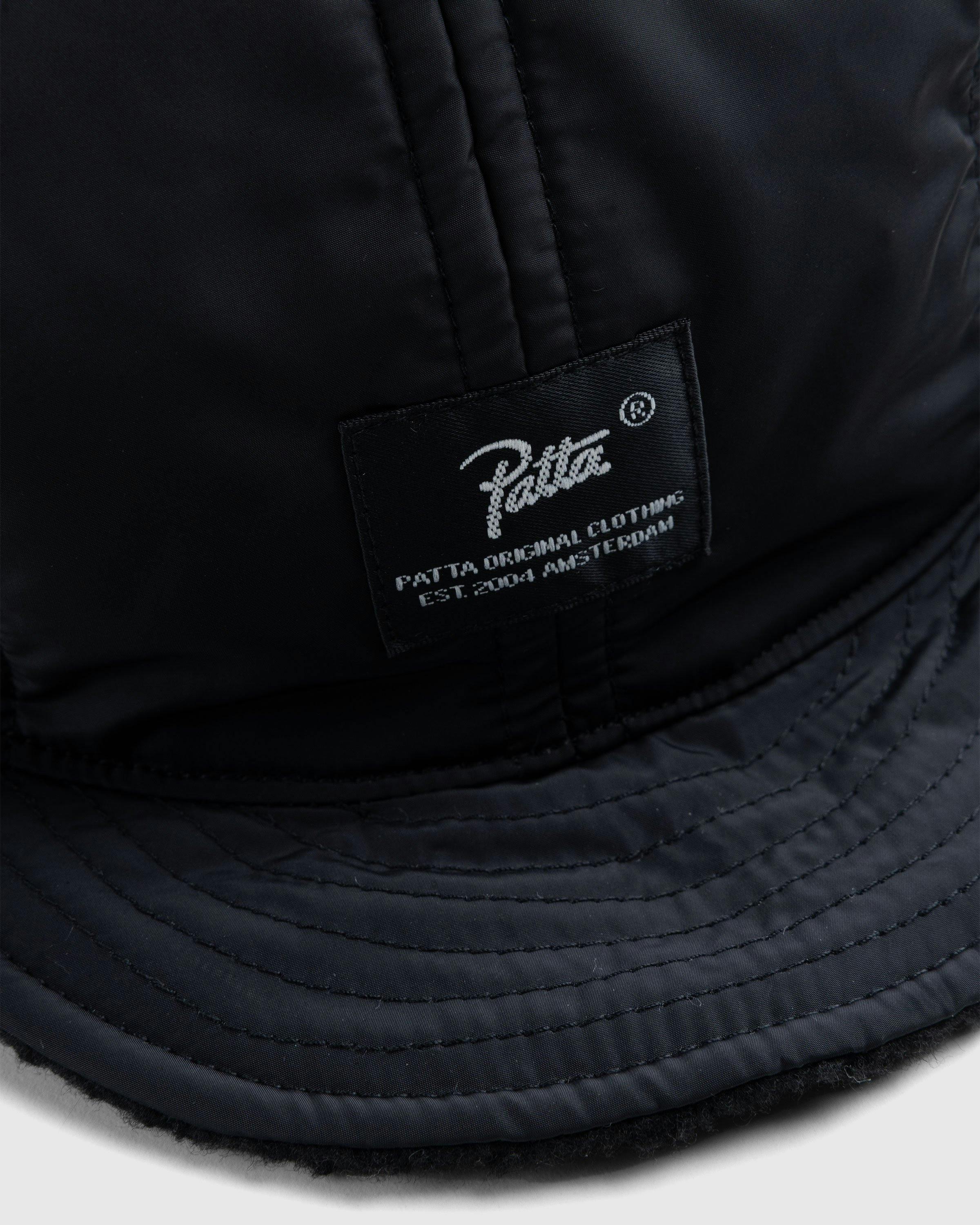 Patta - REVERSIBLE FLAP CAP Black - Accessories - Black - Image 6