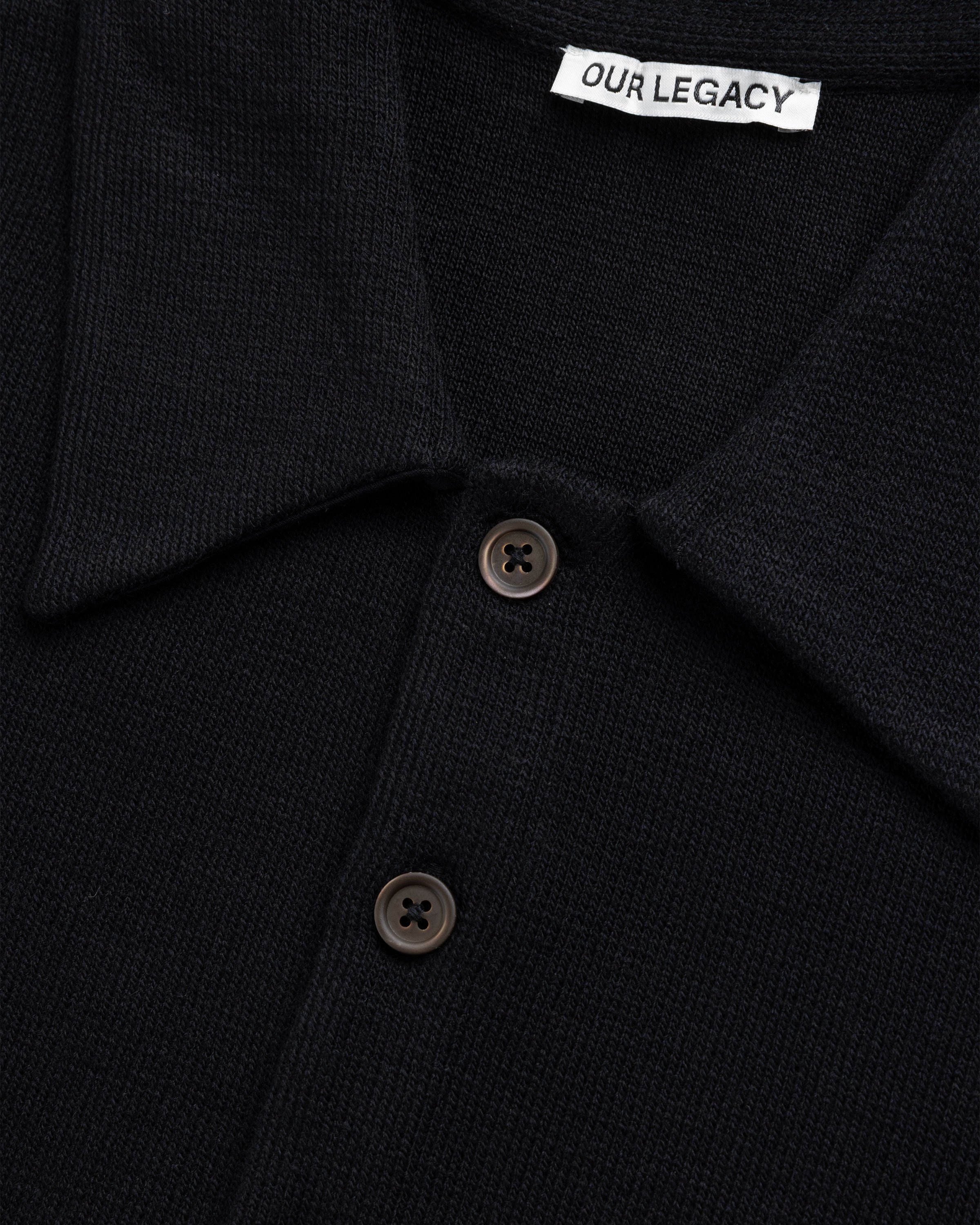 Our Legacy - Ile Piquet Black Pseudo Knit - Clothing - Black - Image 7