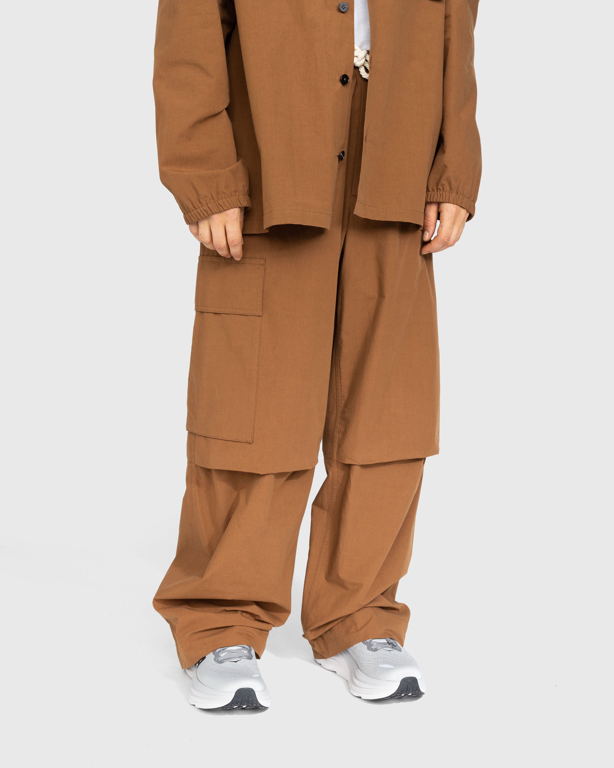 Jil Sander - Relaxed-Fit Cotton Trousers Tobacco - Clothing - Brown - Image 2