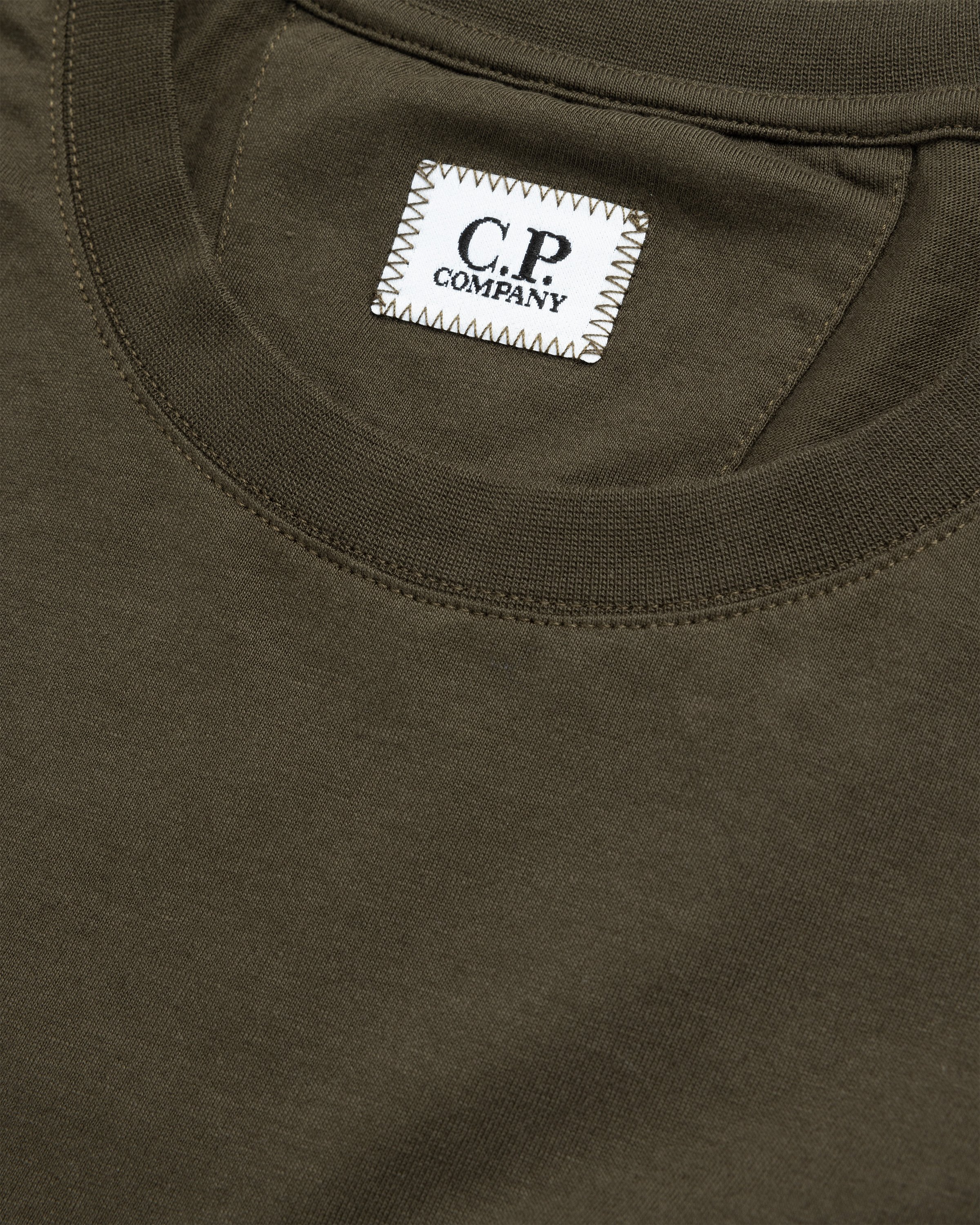 C.P. Company - Logo Print T-Shirt Ivy Green - Clothing - Green - Image 6