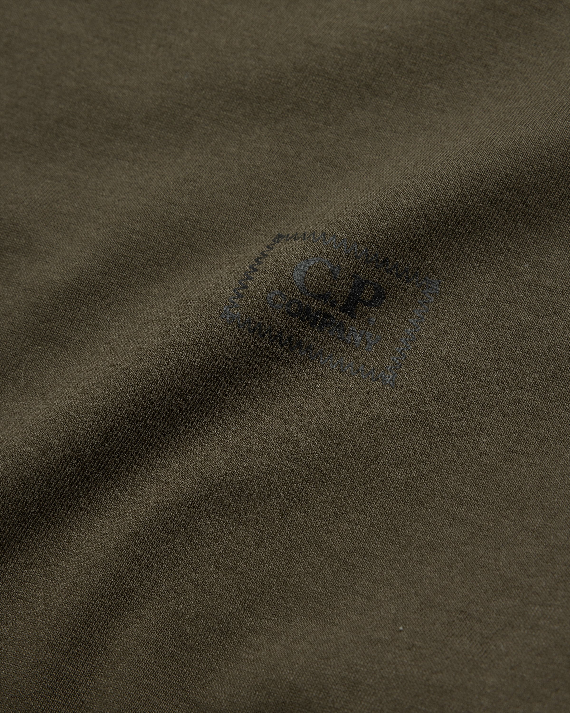 C.P. Company - Logo Print T-Shirt Ivy Green - Clothing - Green - Image 7