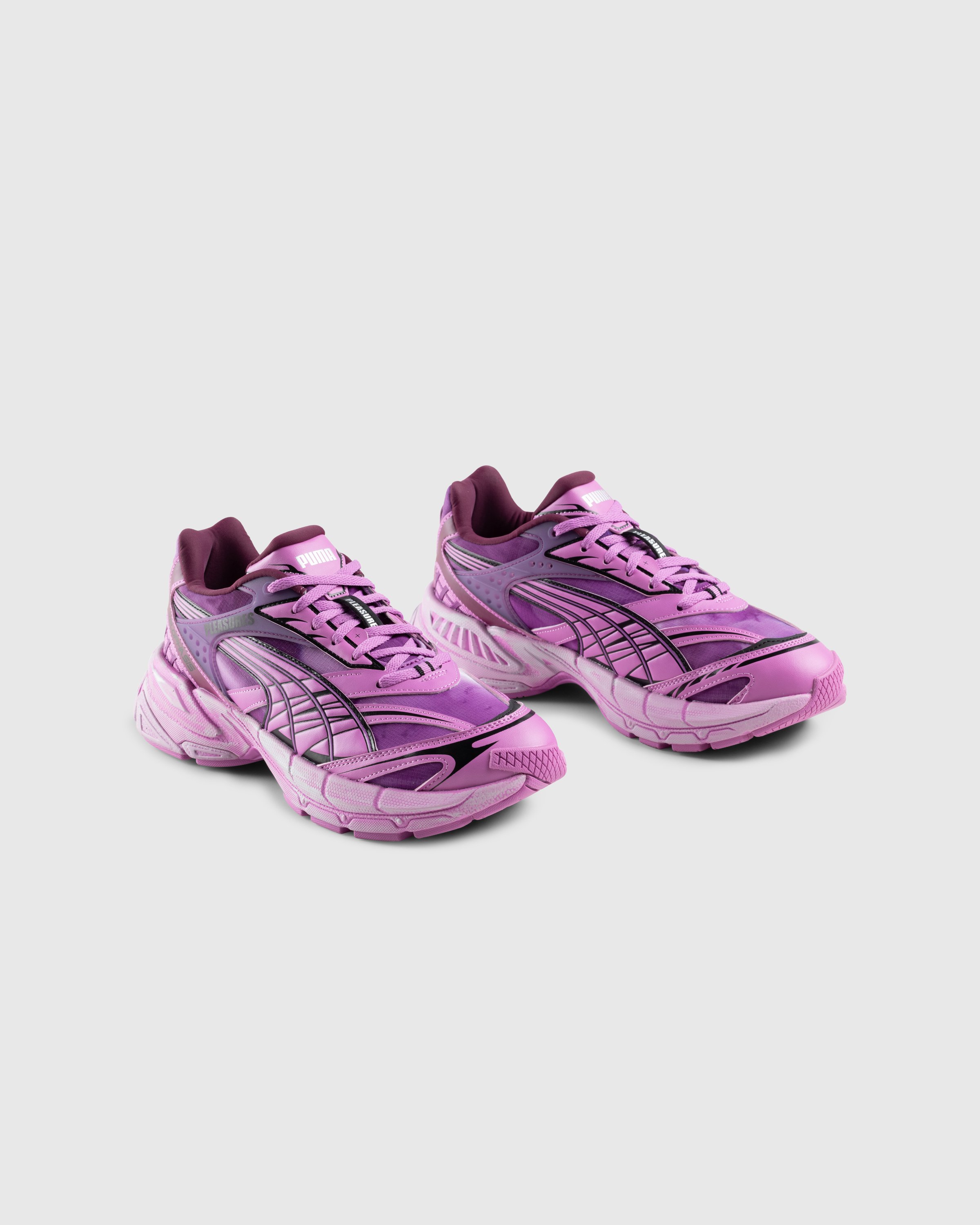 Puma x Pleasures - Velophasis Overdyed Grape Wine/Mauve Pop - Footwear - Pink - Image 3