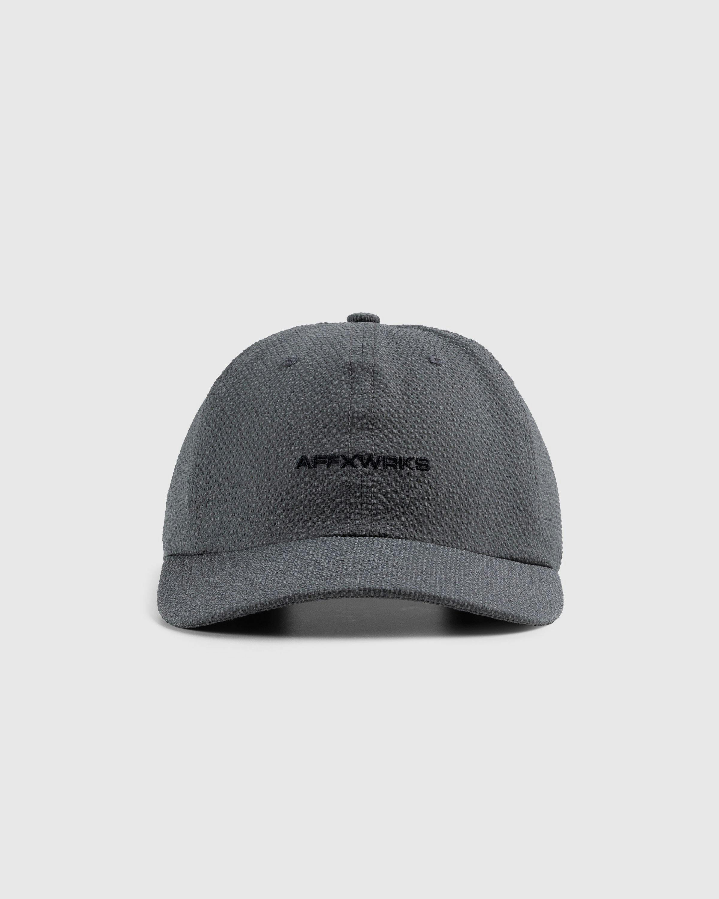 AFFXWRKS - Logo Cap Grey Seersucker - Accessories - Grey - Image 2