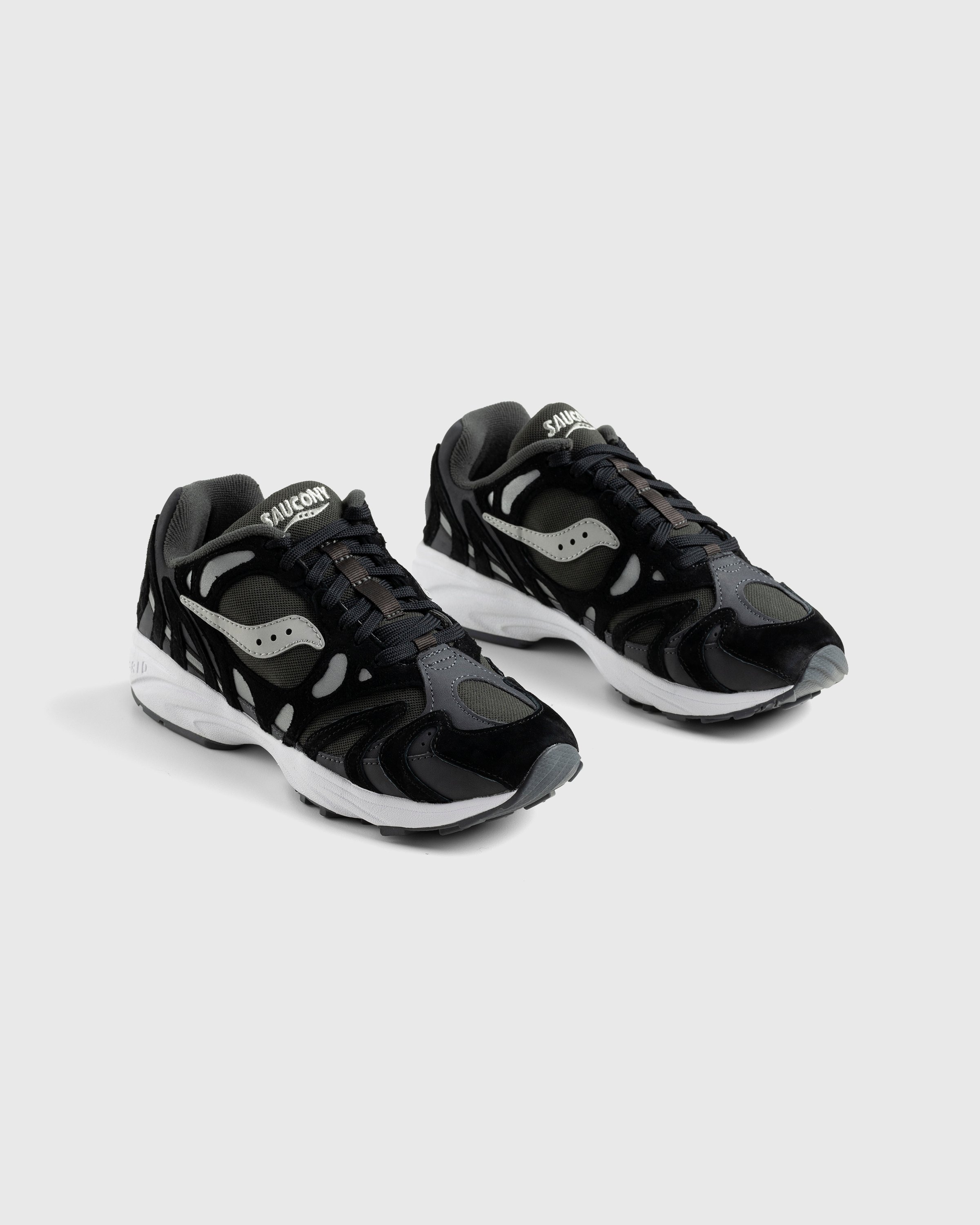 Saucony - Grid Azura 2000 Black/Silver - Footwear - Black - Image 3