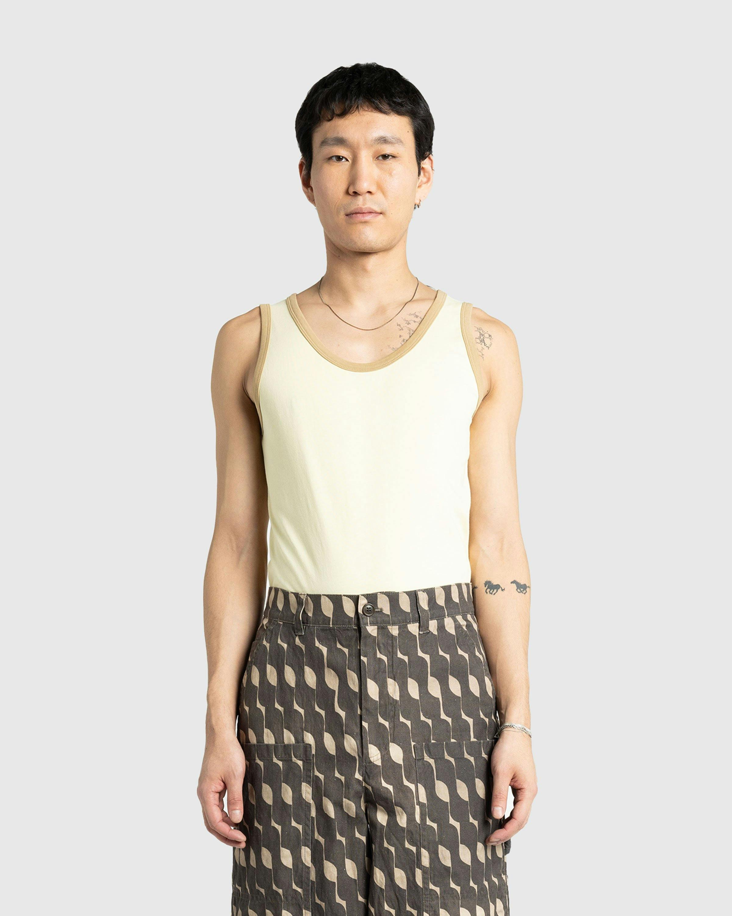 Dries van Noten - HELIO 8600 M.K.TANK TOP PYEL - Clothing - Yellow - Image 2