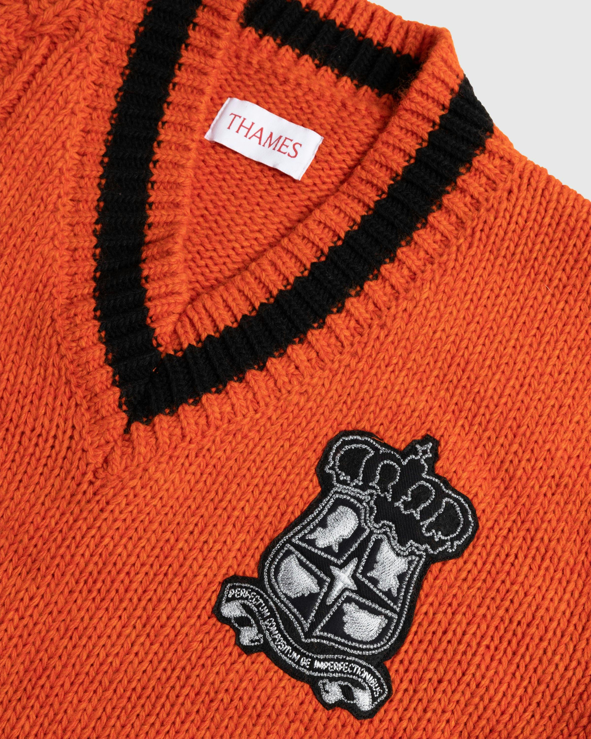 THAMES MMXX. - Rathbone Knit Orange - Clothing - Orange - Image 5