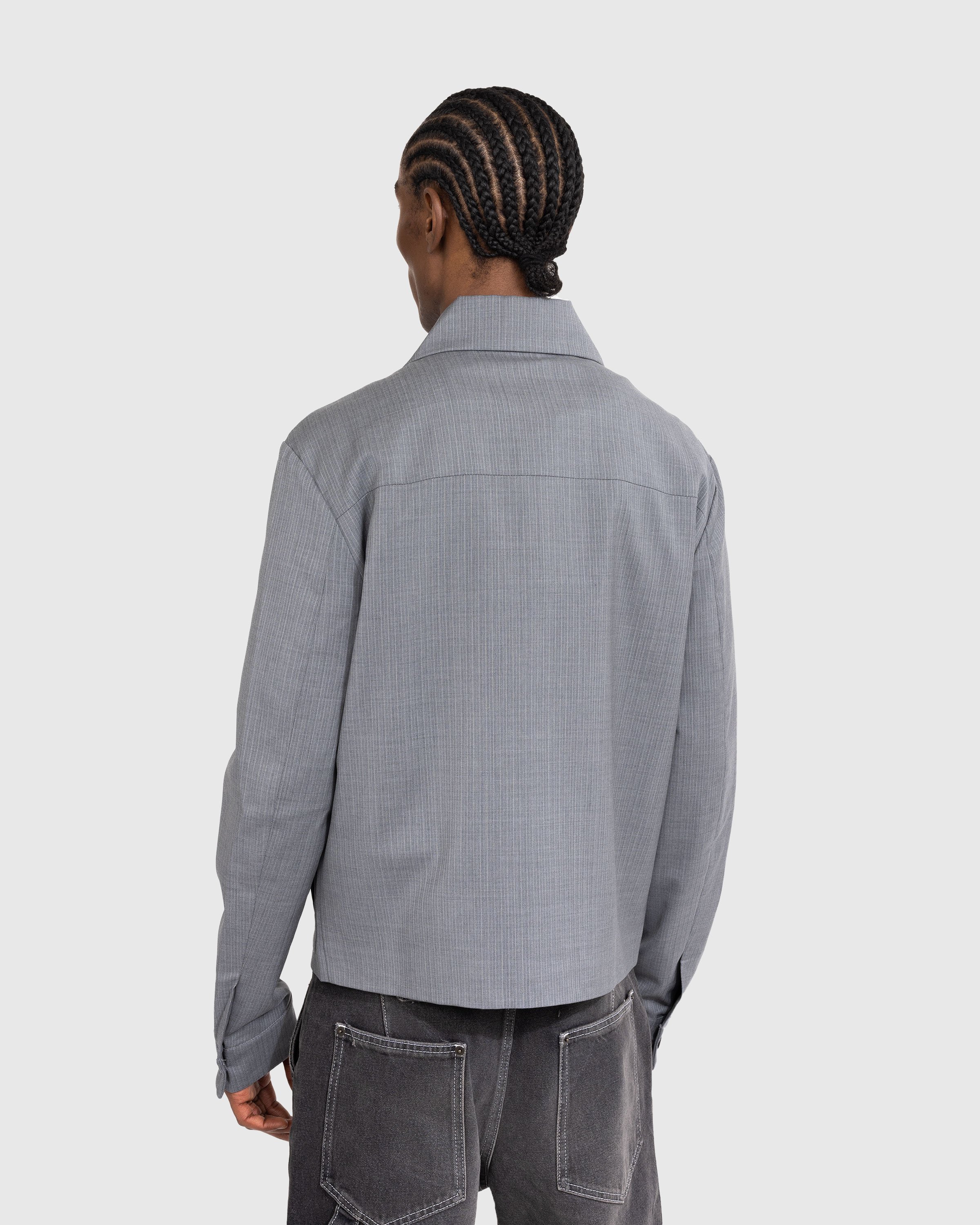 Winnie New York - Classic Zip-Up Jacket Grey - Clothing - Grey - Image 3