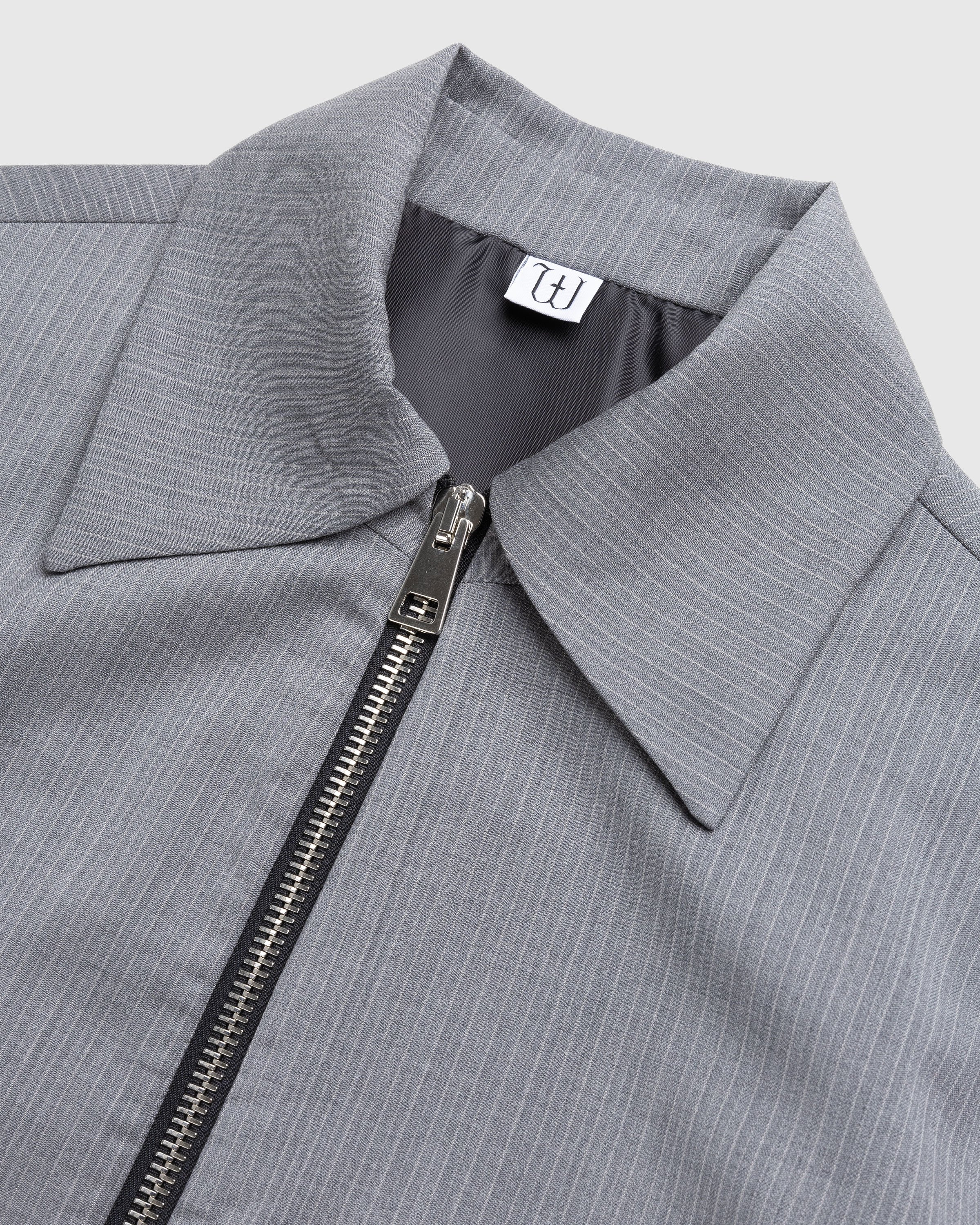 Winnie New York - Classic Zip-Up Jacket Grey - Clothing - Grey - Image 5
