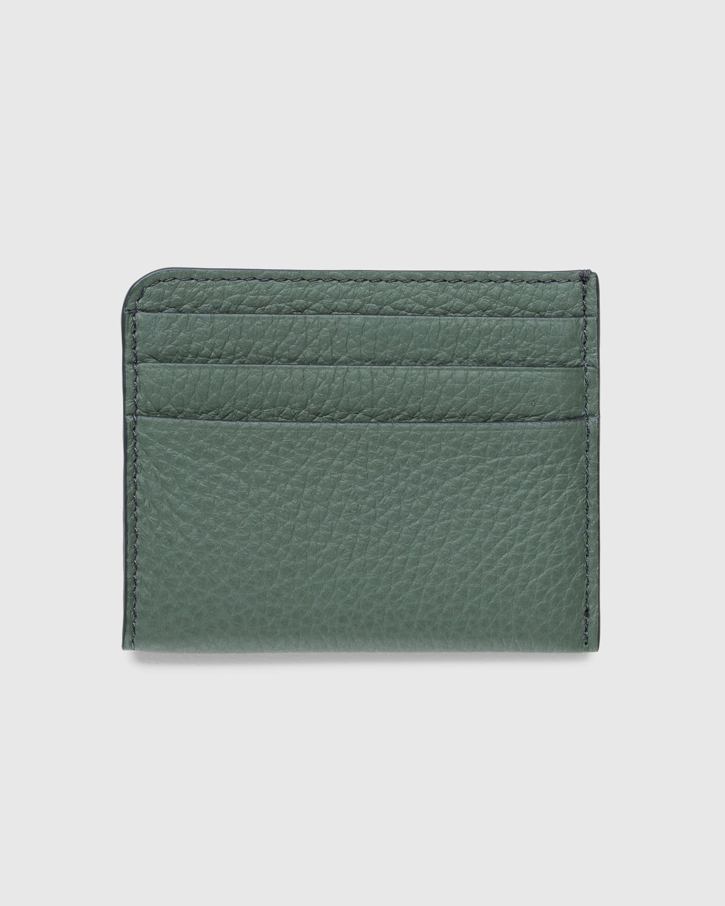 Maison Margiela - Leather Card Holder Thyme - Accessories - Green - Image 2