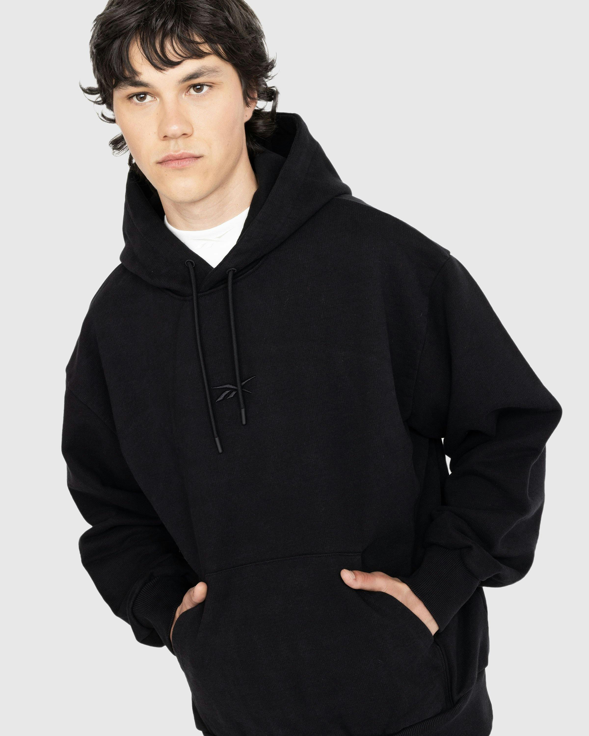 Reebok - Oversized Piped Hoodie Black - Clothing - Black - Image 4