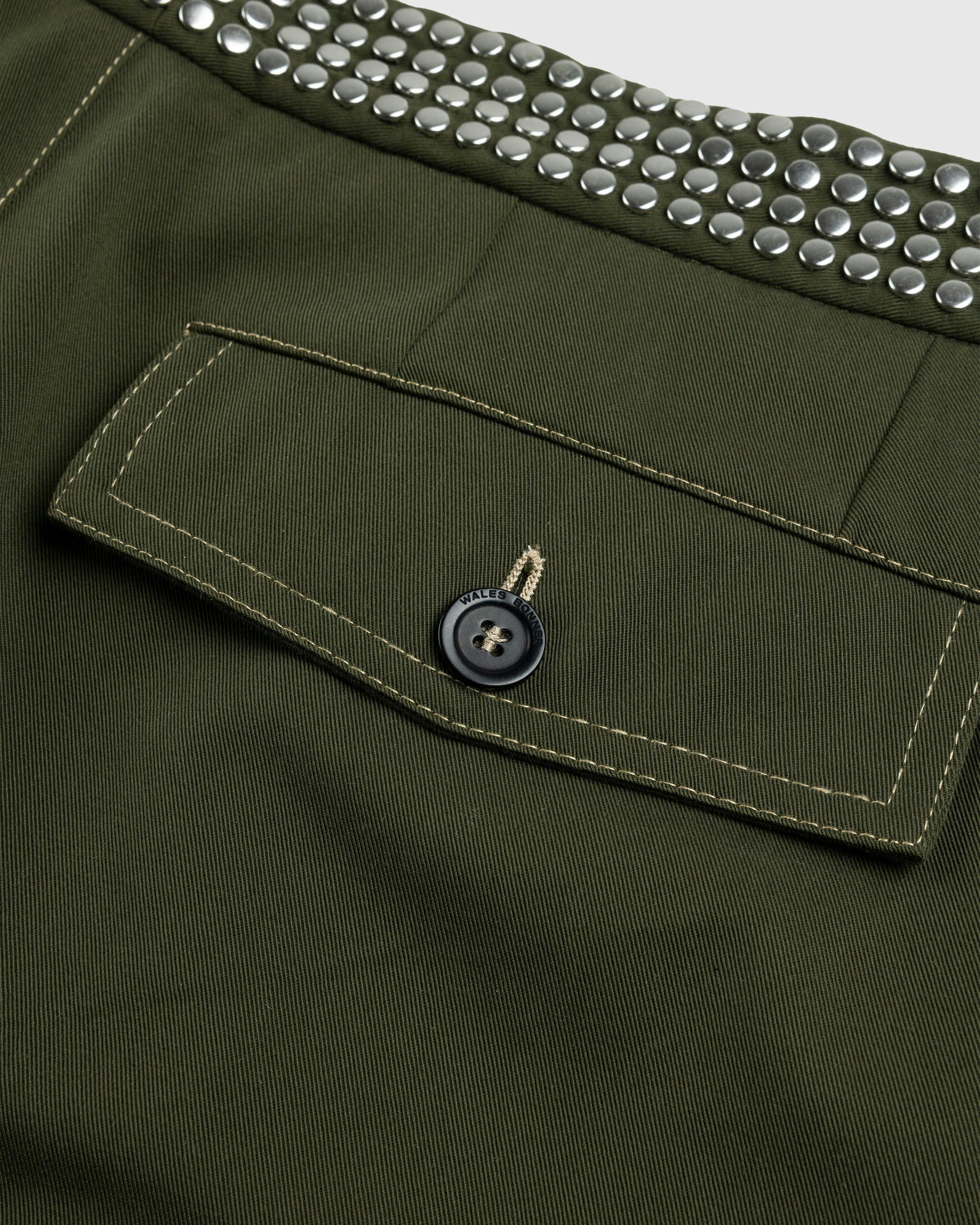 Wales Bonner - Tomorrow Trousers - Clothing - Green - Image 3