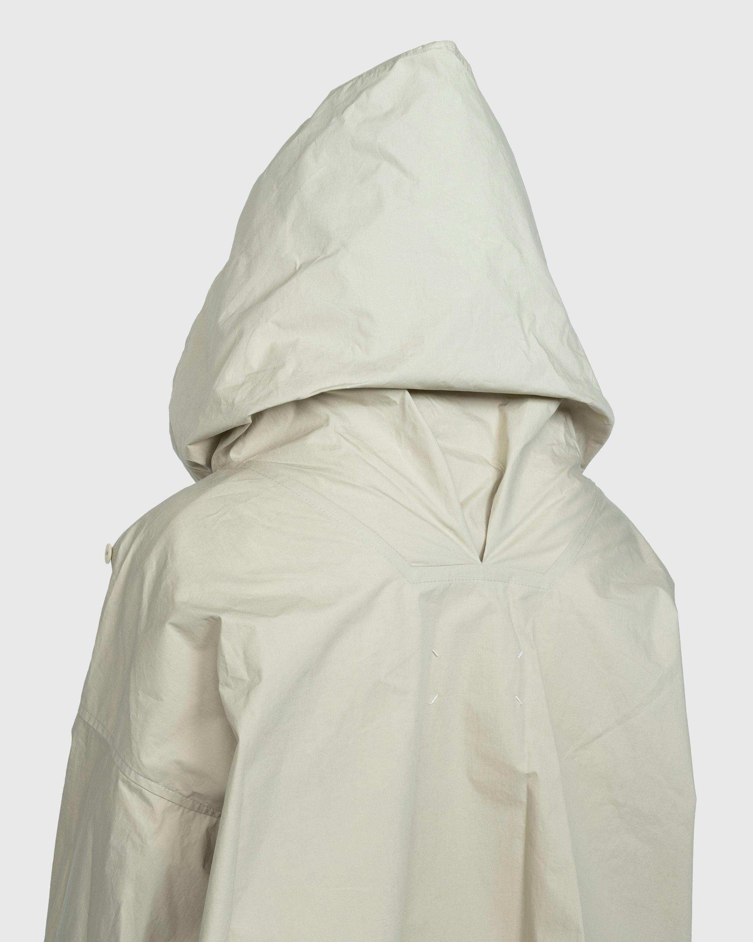 Maison Margiela - Coated Cotton Hooded Jacket Cream - Clothing - Beige - Image 6