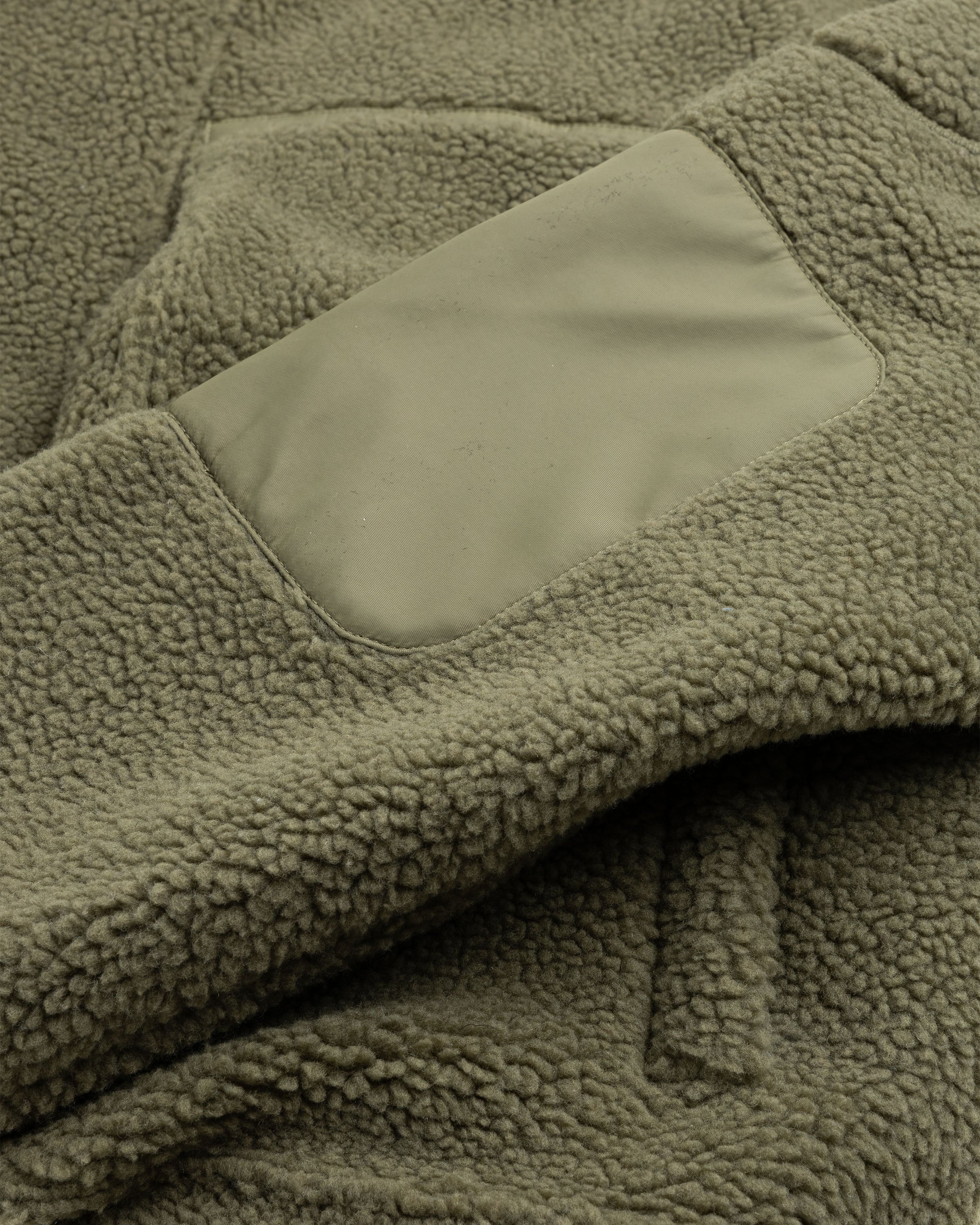 Entire Studios - Fluffy Overcoat Laurel - Clothing - Green - Image 6