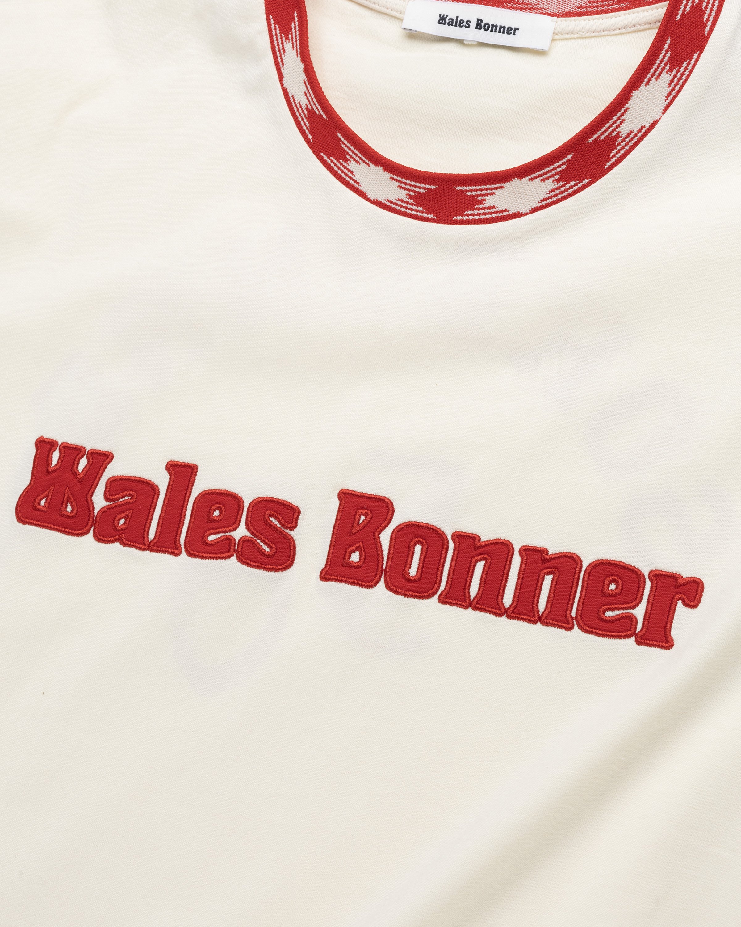 Wales Bonner - Original Tee Ivory - Clothing - White - Image 5