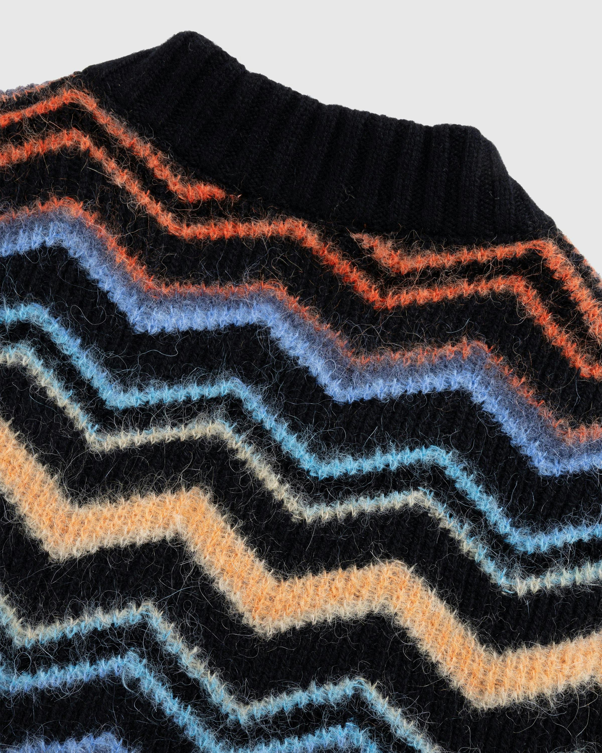 Missoni - Zig Zag Knit Vest Black/Orange/Light Blue - Clothing - Multi - Image 6