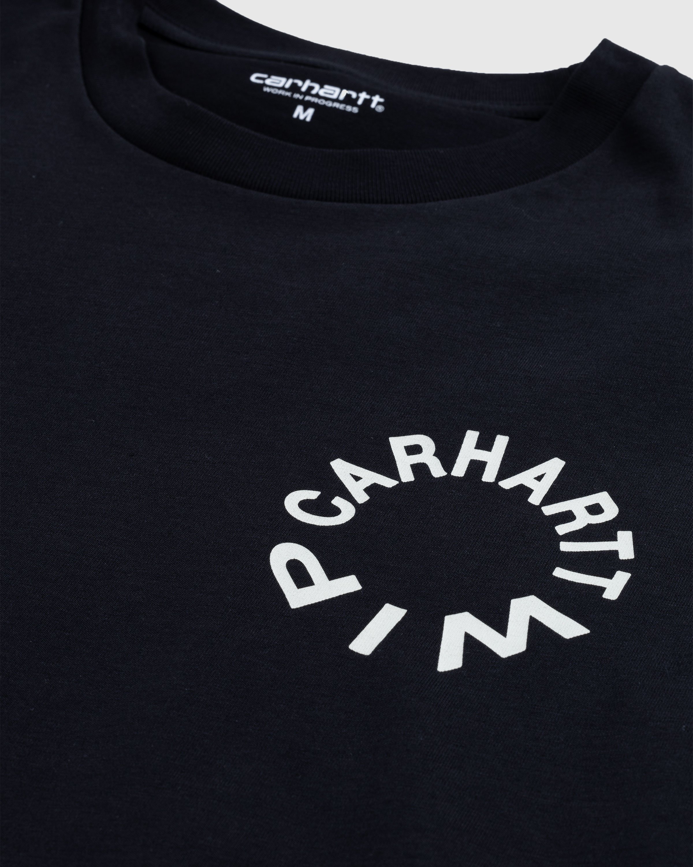 Carhartt WIP - Work Varsity T-Shirt Black/Wax - Clothing - Black - Image 5
