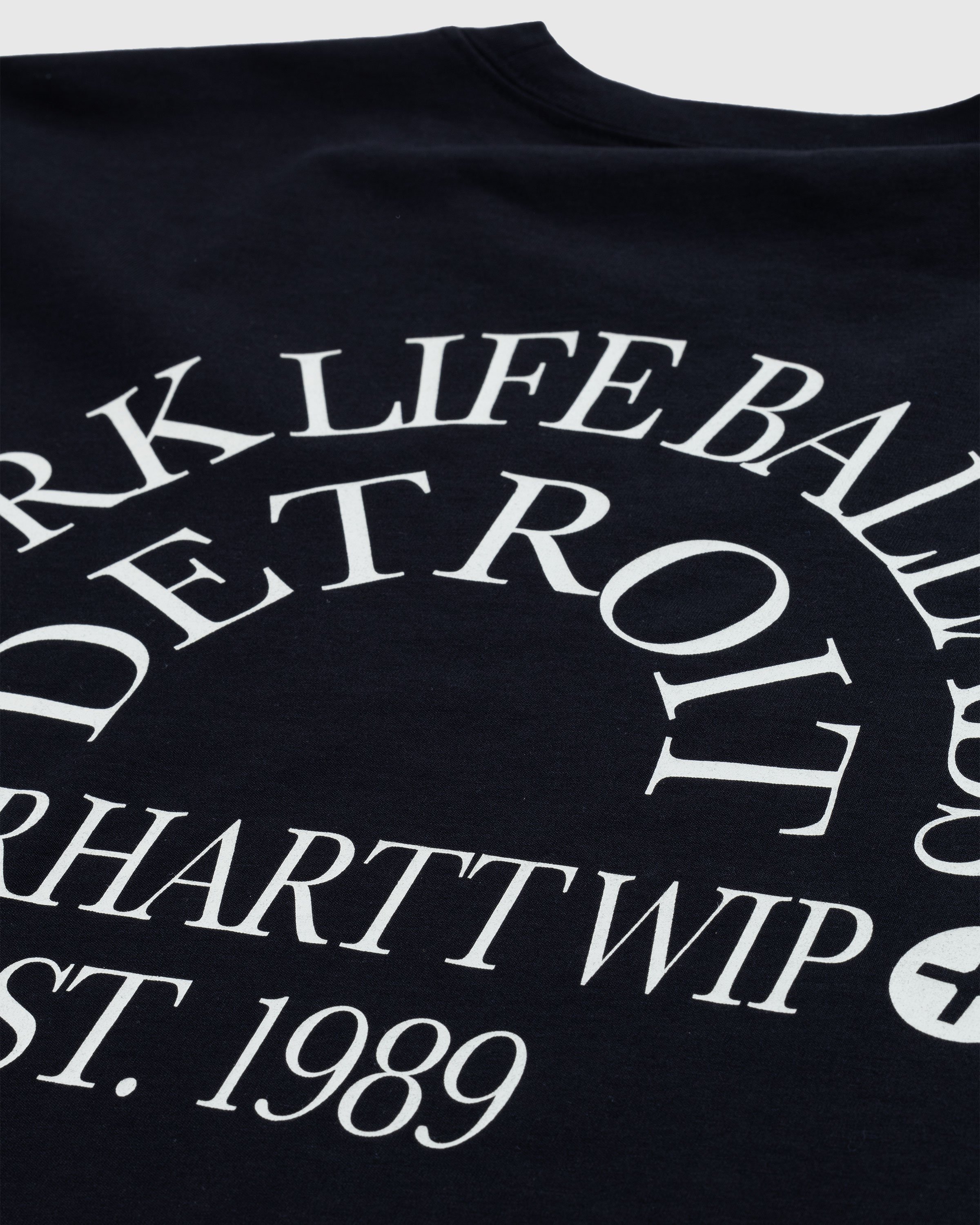 Carhartt WIP - Work Varsity T-Shirt Black/Wax - Clothing - Black - Image 6