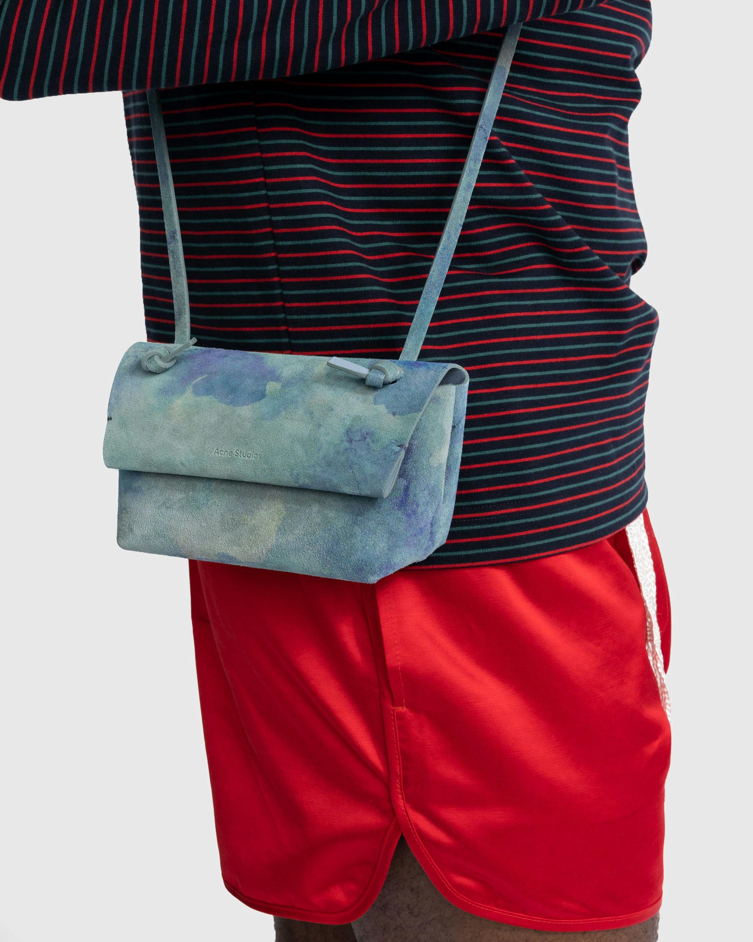 Acne Studios - Cloud Print Mini Shoulder Bag Blue - Accessories - Blue - Image 5