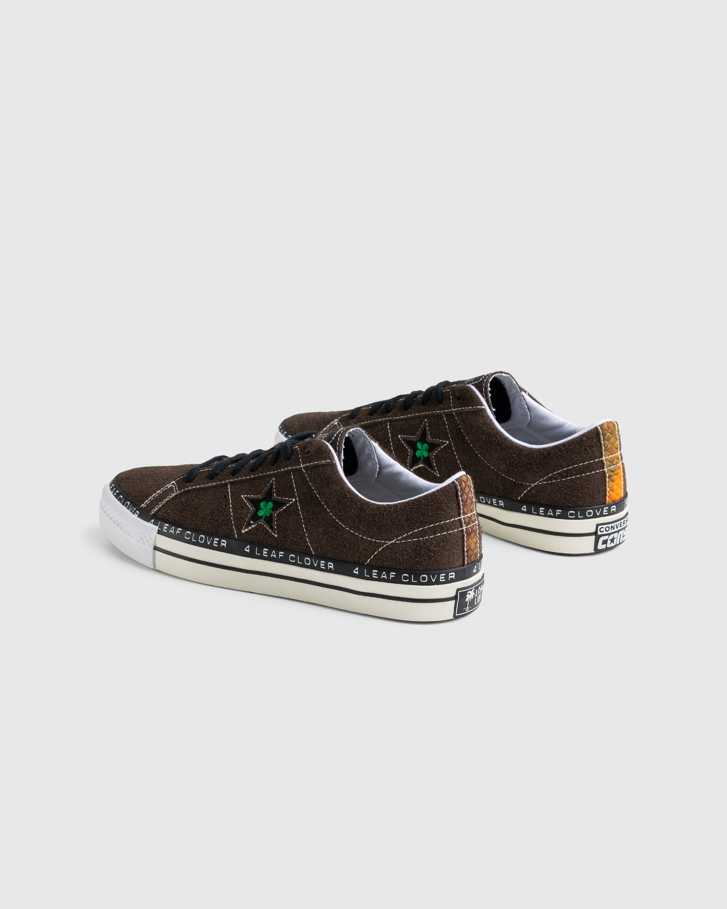 Patta x Converse - “Four Leaf Clover” One Star Pro - Footwear - Brown - Image 4