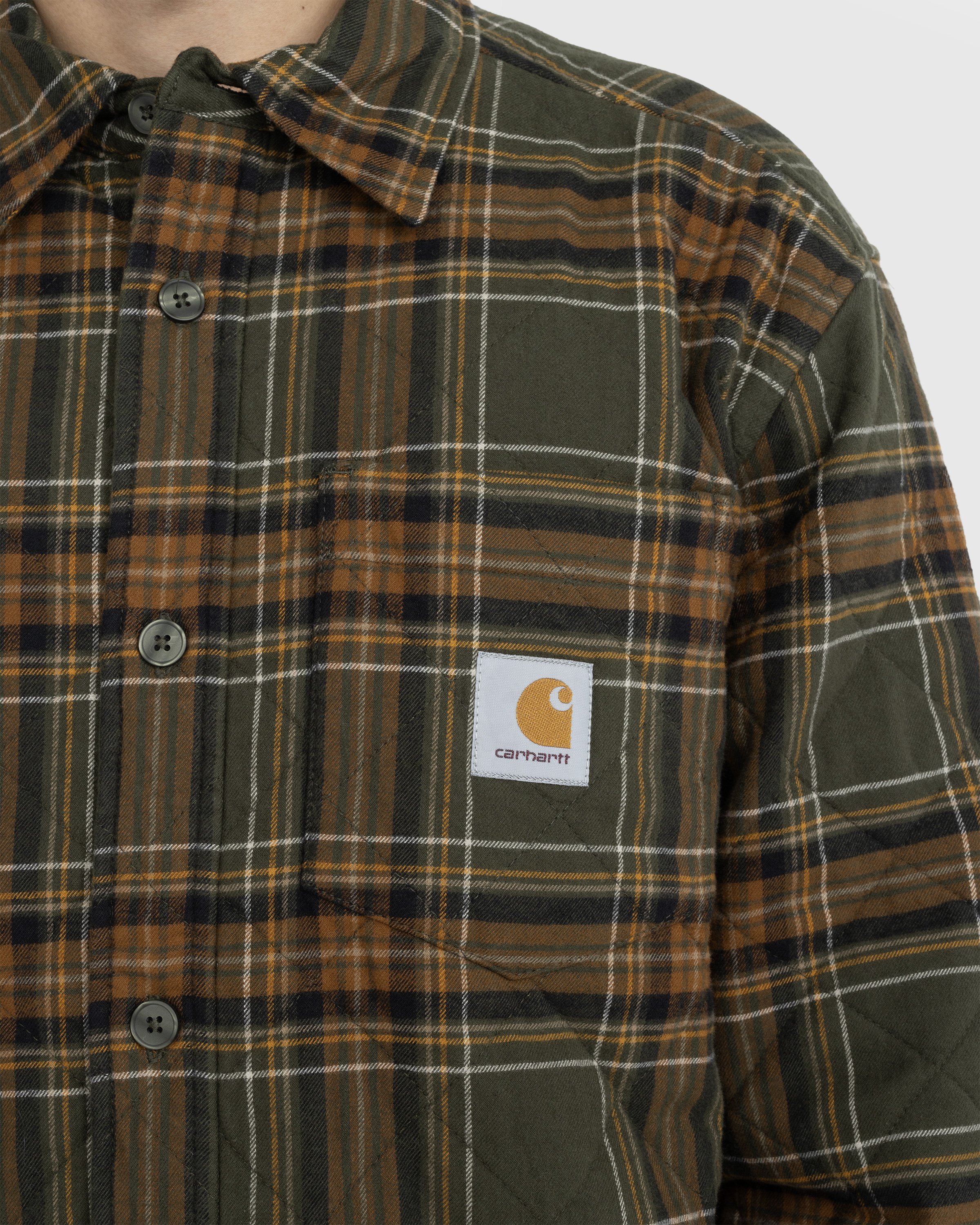 Carhartt WIP - Wiles Check Shirt Jacket Yellow - Clothing - Yellow - Image 4