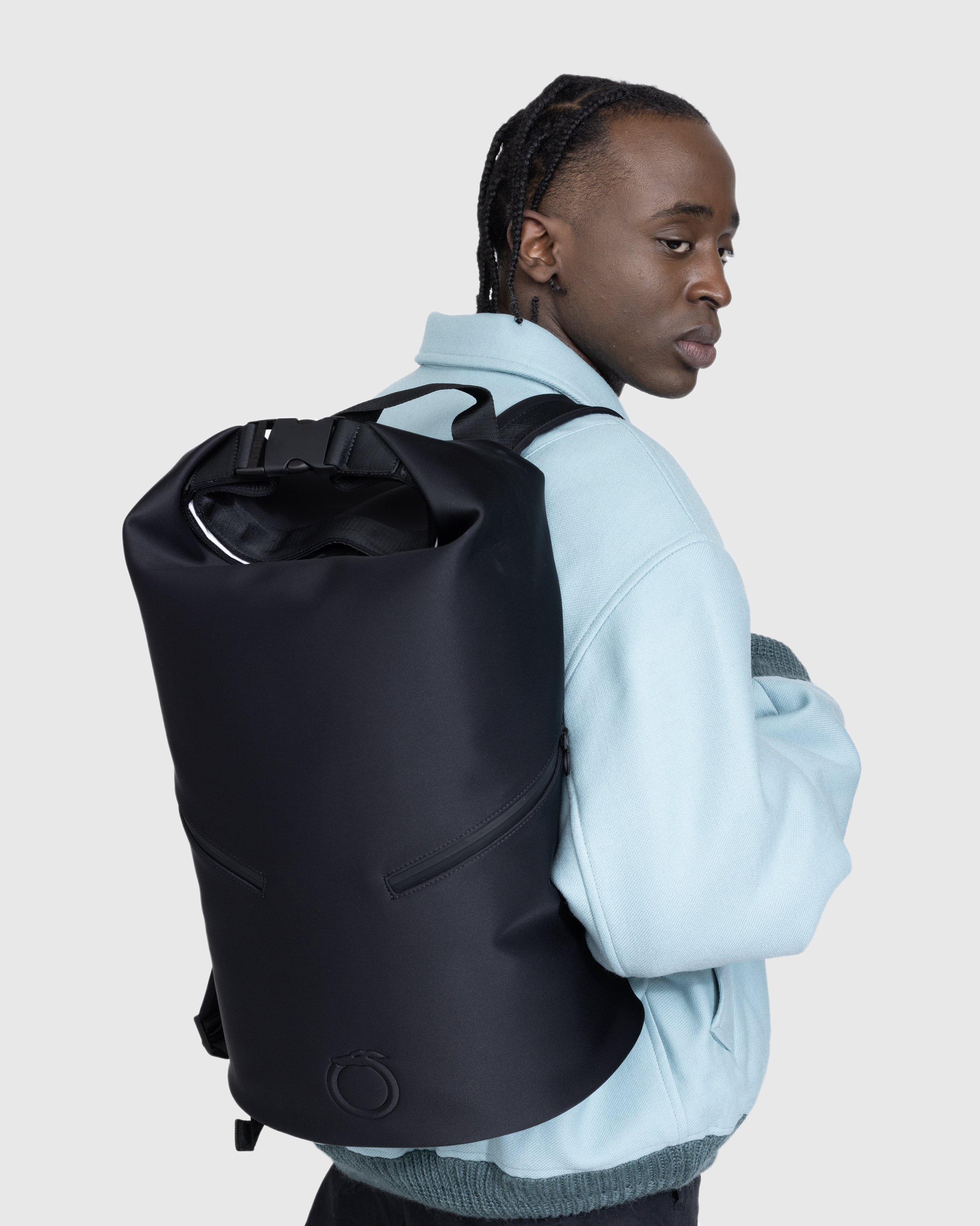 Trussardi - Syla Neoprene Backpack Black - Lifestyle - Black - Image 5