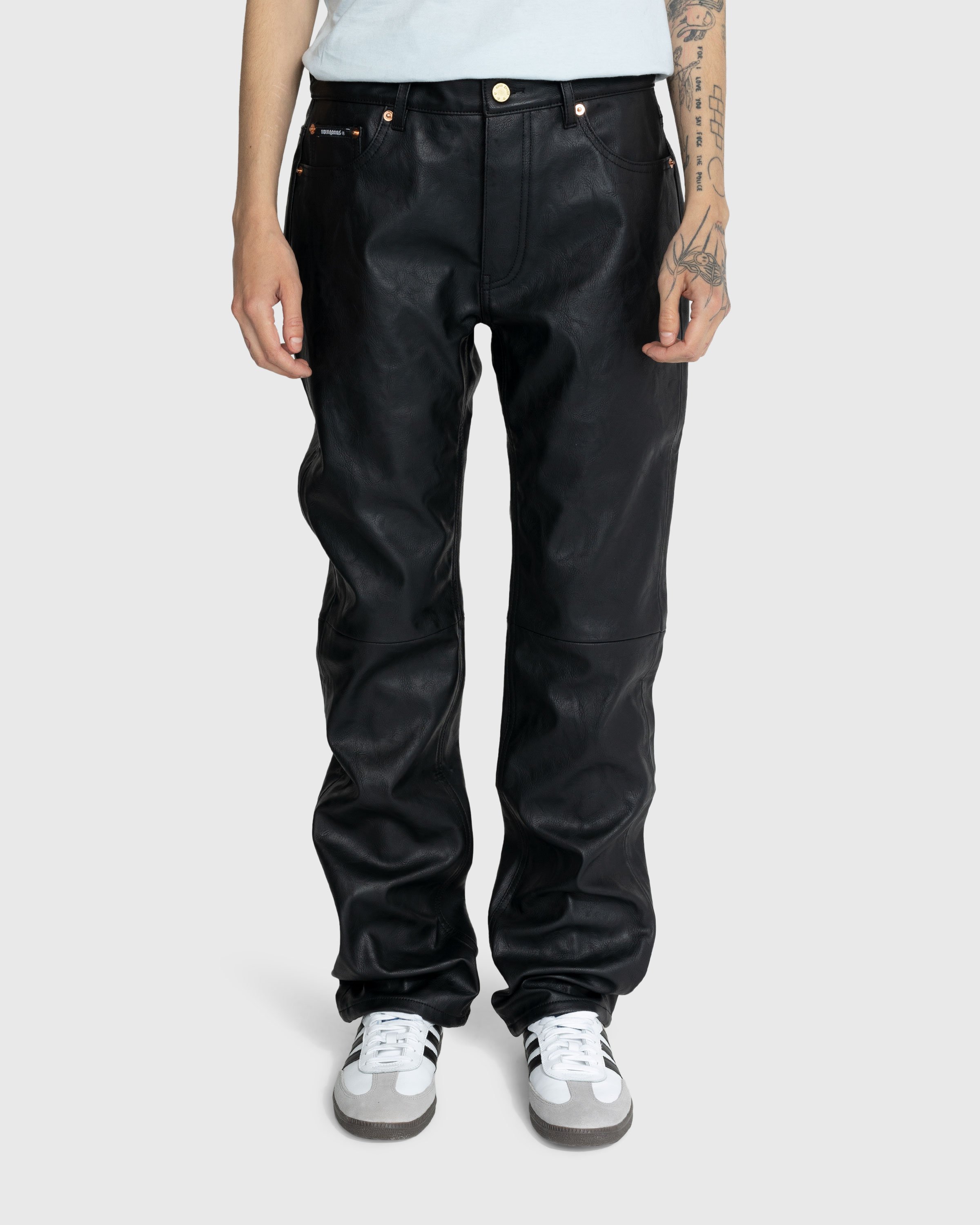 Noon Goons - GP Faux Leather Pant Black - Clothing - Black - Image 2
