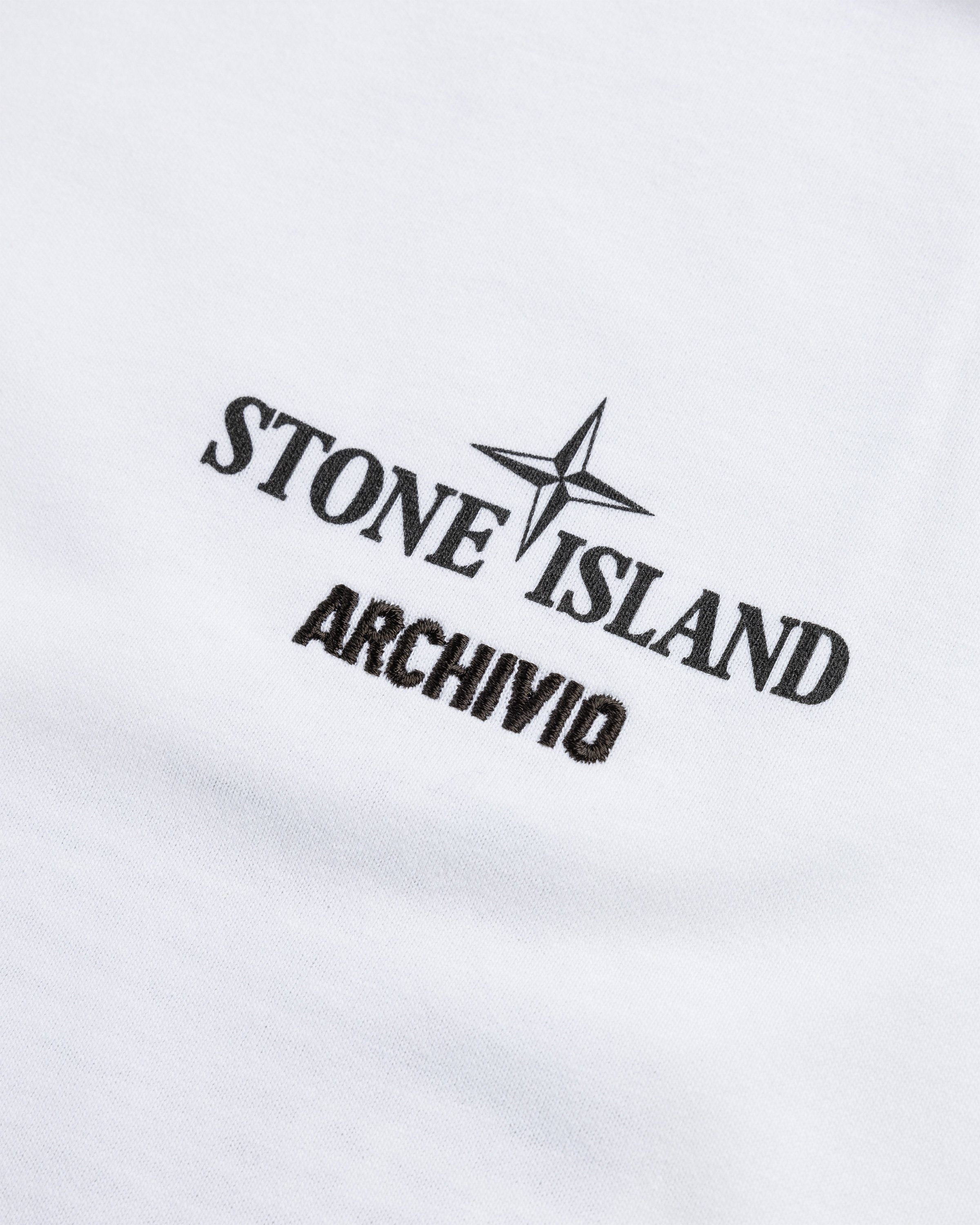 Stone Island - Archivio Lino Watro T-Shirt White - Clothing - White - Image 6