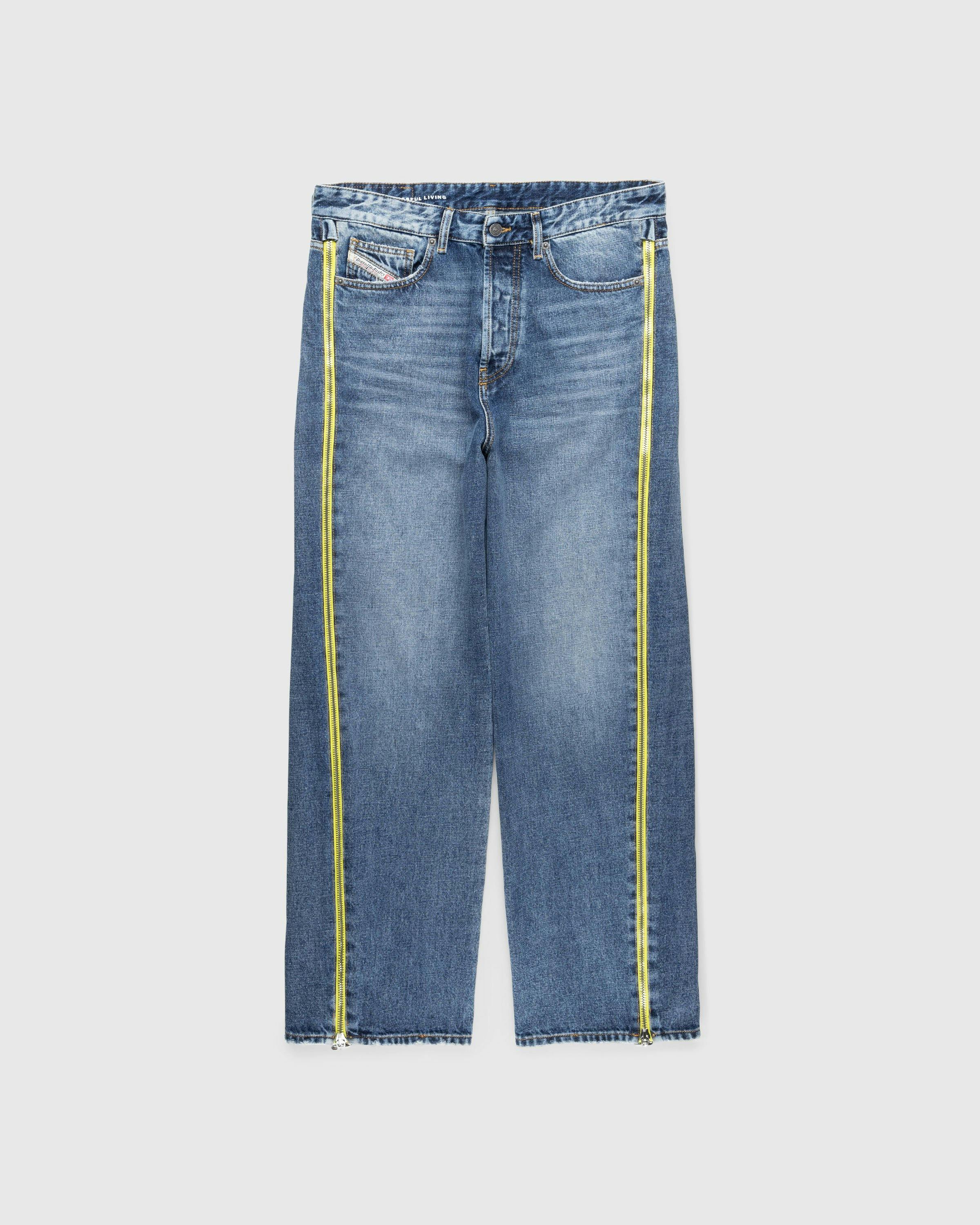 Diesel - D-Rise Zip Jeans Blue - Clothing - Blue - Image 2