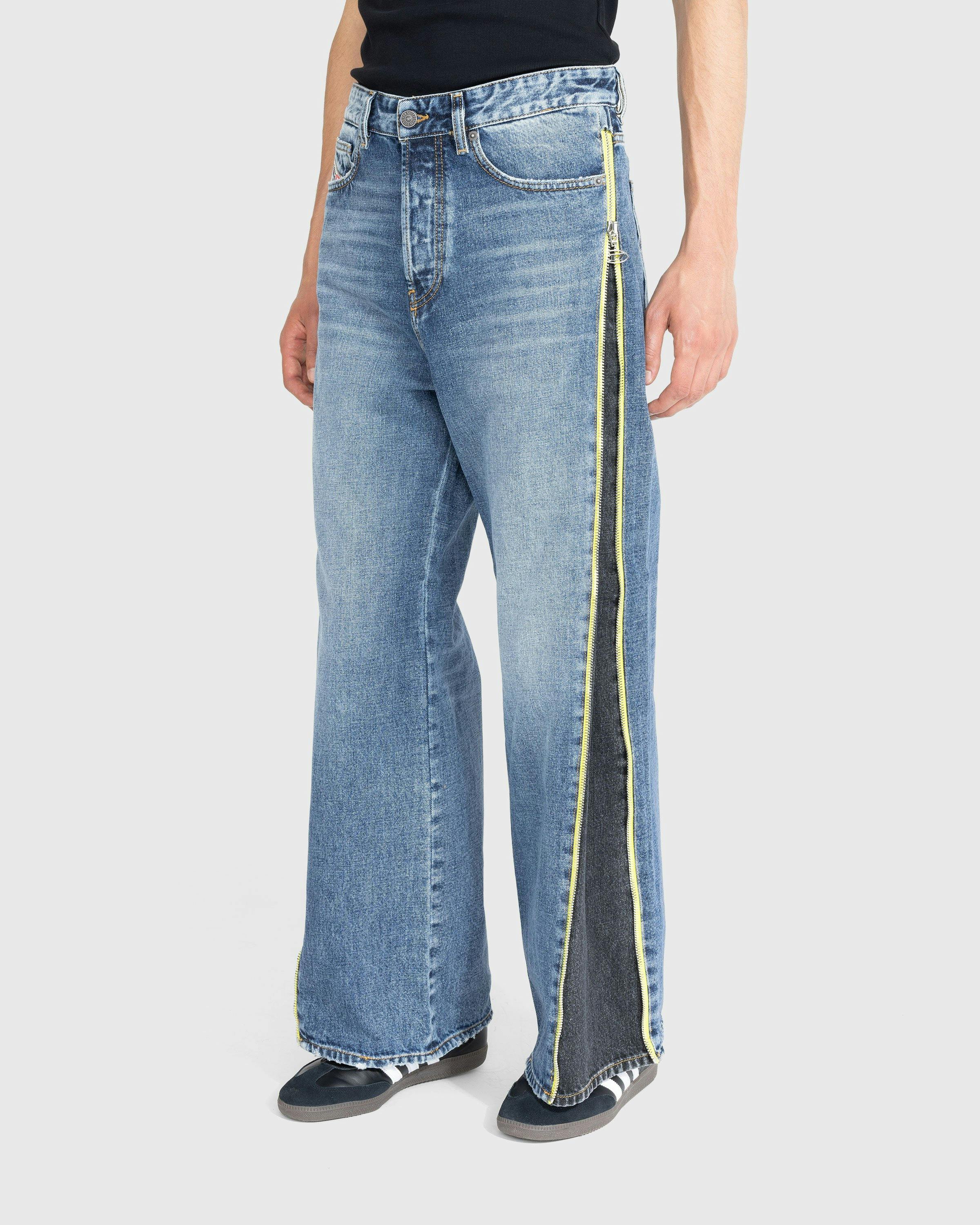 DIESEL D-RISE-ZIP デニムパンツ Diesel – D-Rise Zip Jeans Blue