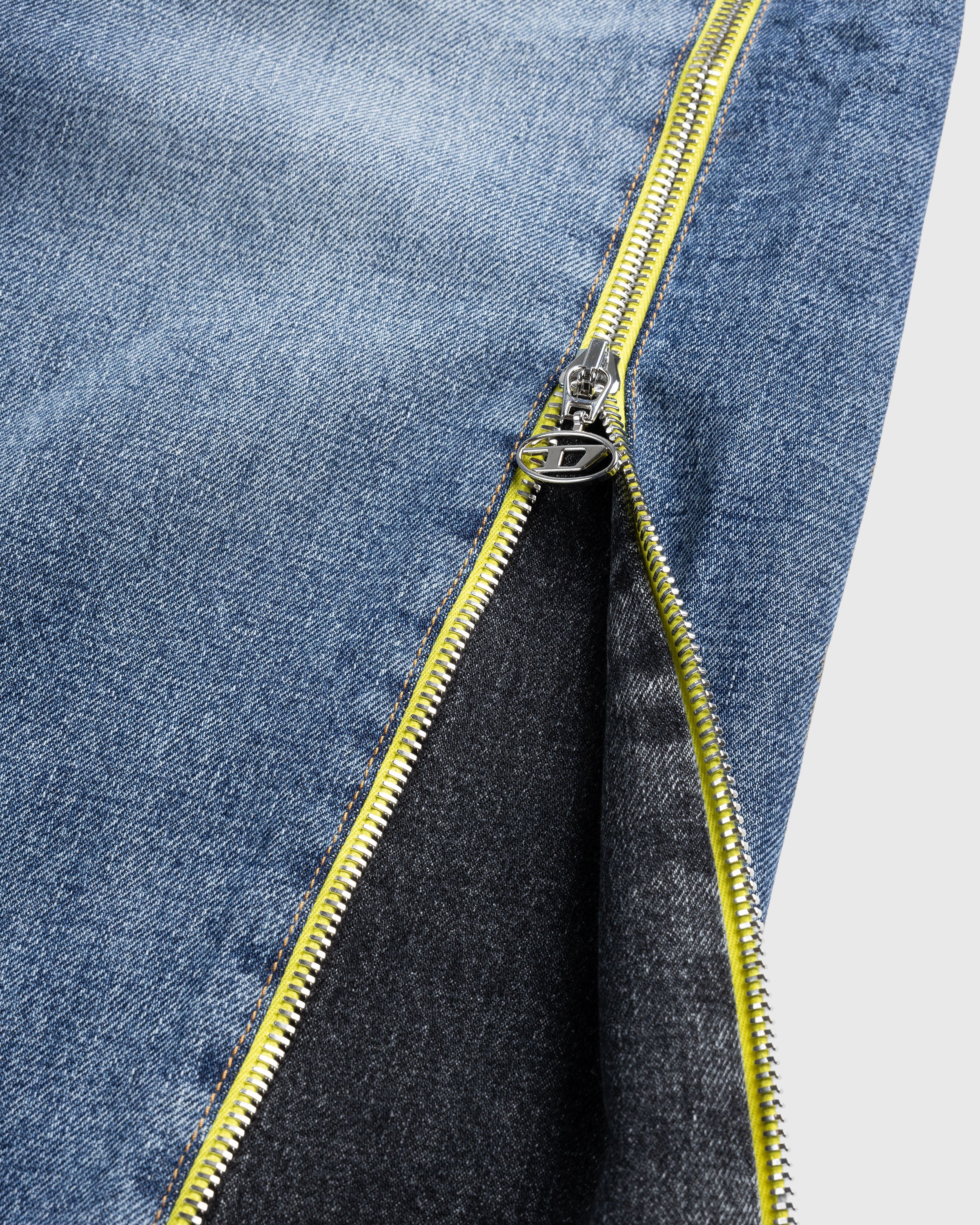 Diesel - D-Rise Zip Jeans Blue - Clothing - Blue - Image 7