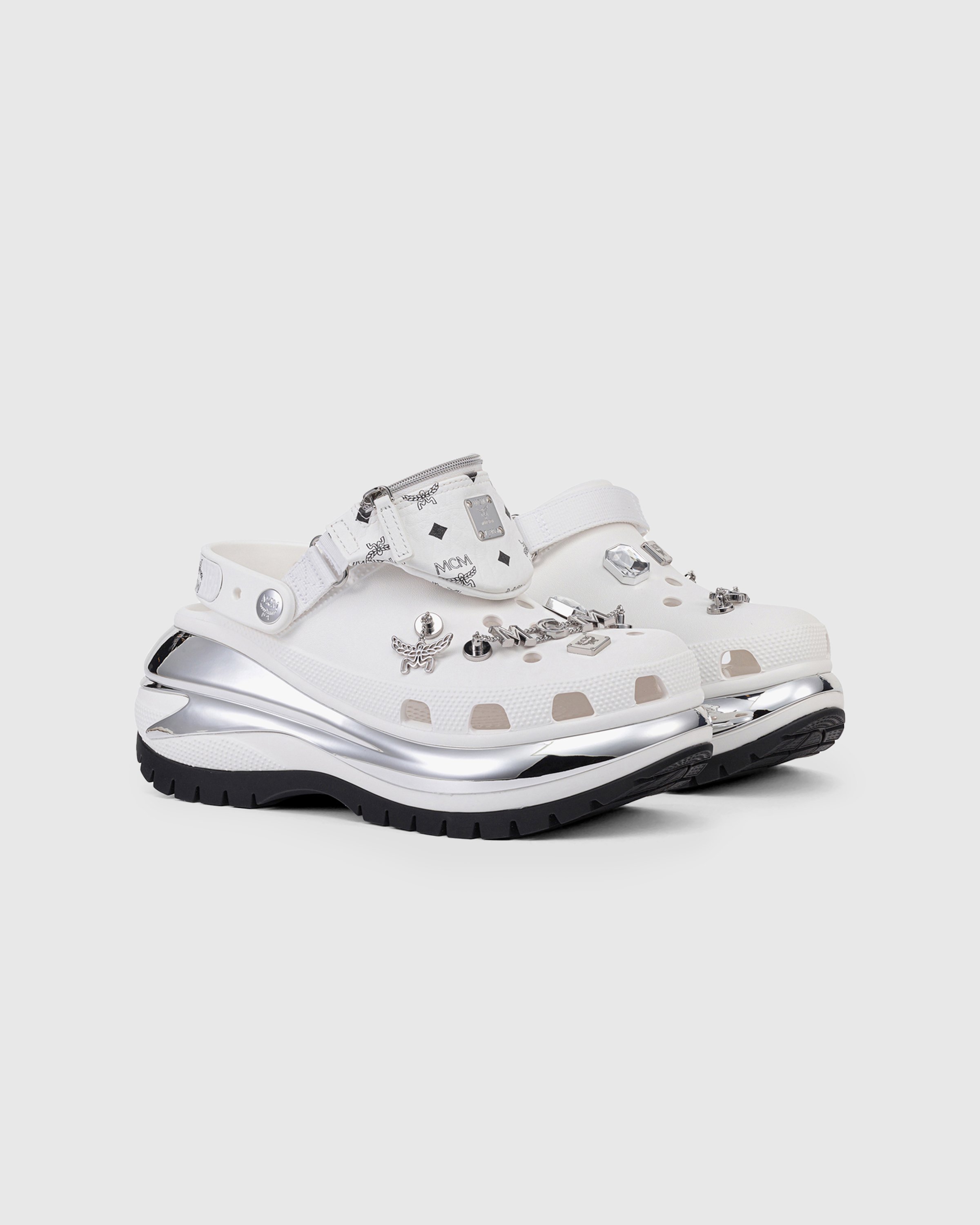 MCM x Crocs - MEGA CRUSH BB 365 White - Footwear - White - Image 3