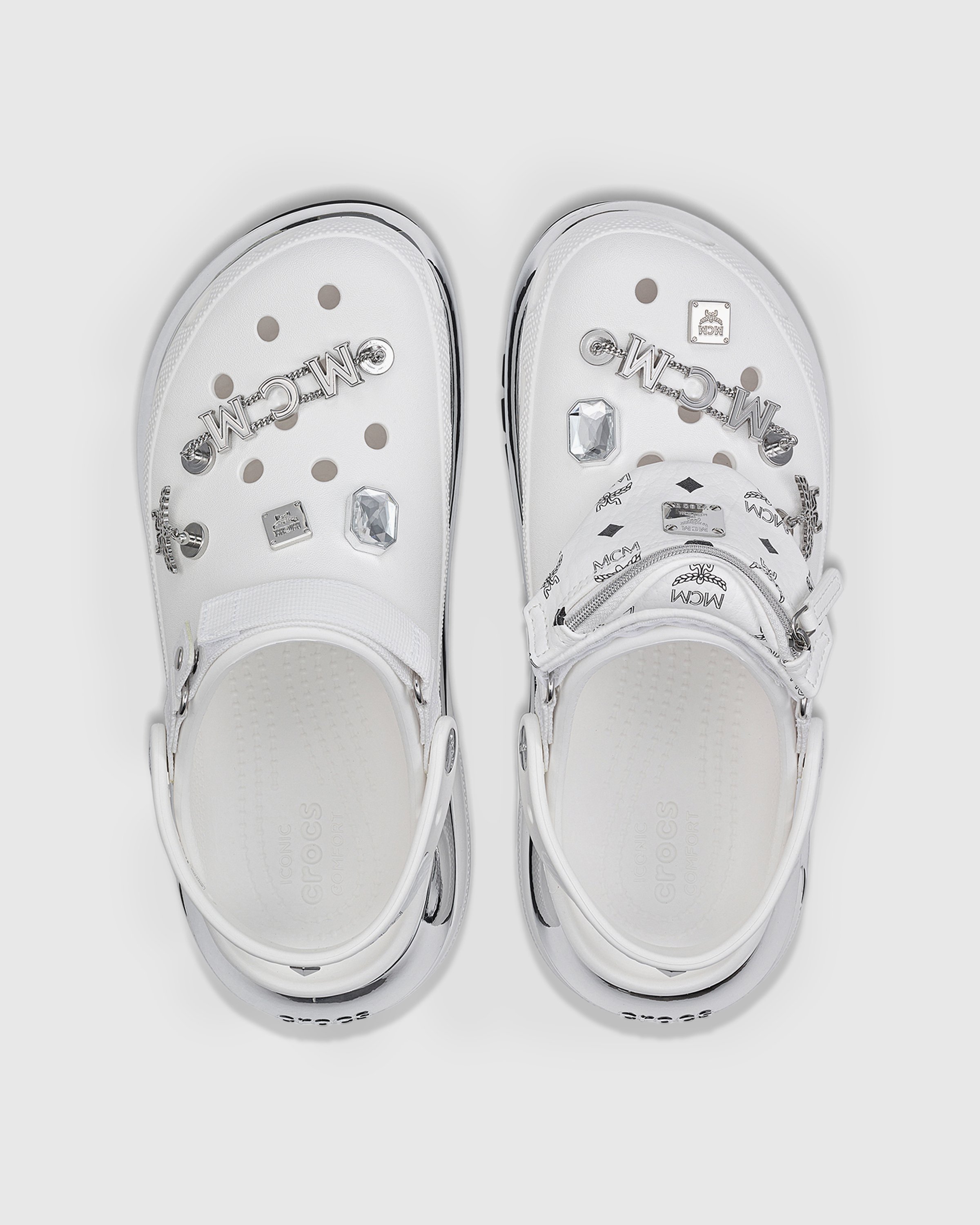 MCM x Crocs - MEGA CRUSH BB 365 White - Footwear - White - Image 4