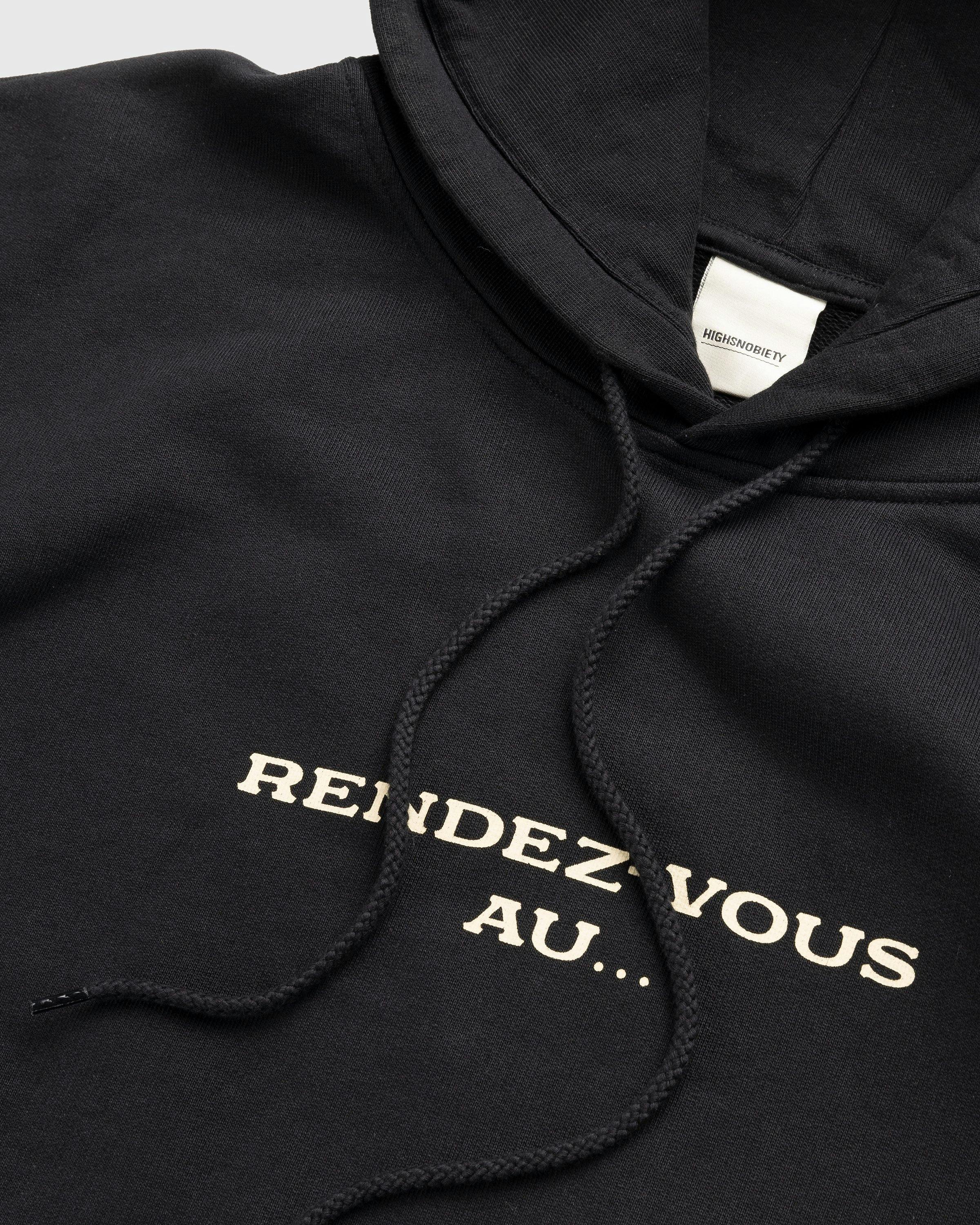 Café de Flore x Highsnobiety - Not In Paris 4 Rendez-vous Au Hoodie Black - Sweats - Black - Image 4