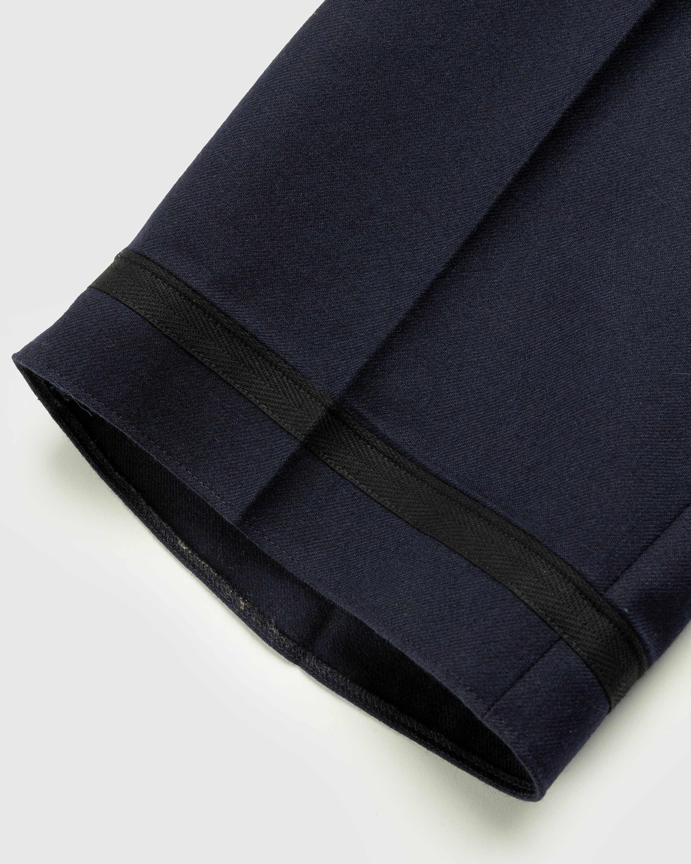 Maison Margiela - Wool Twill Trousers Navy - Clothing - Blue - Image 4