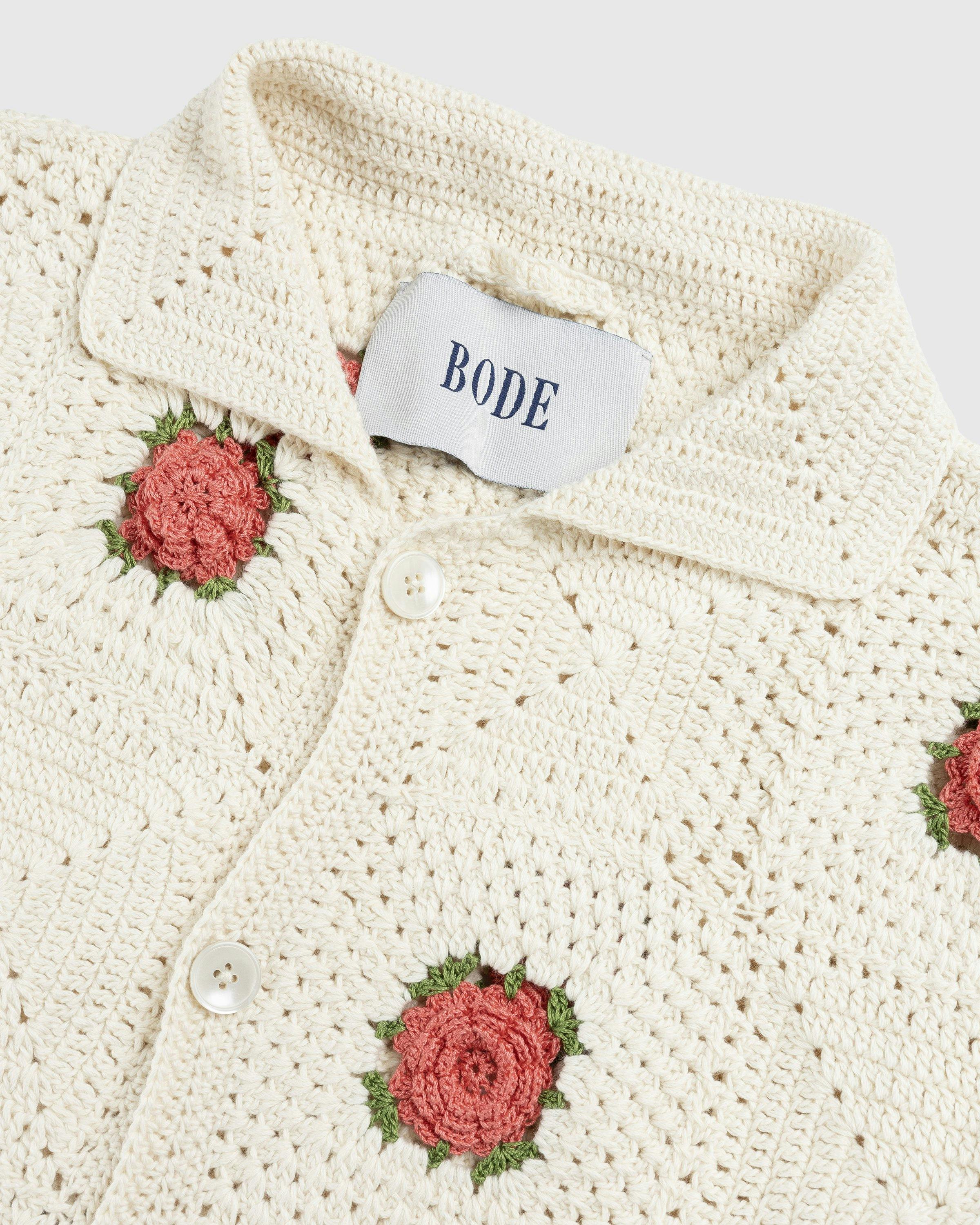 Bode - Rosette Crochet Shirt Longsleeve - Clothing - Multi - Image 5