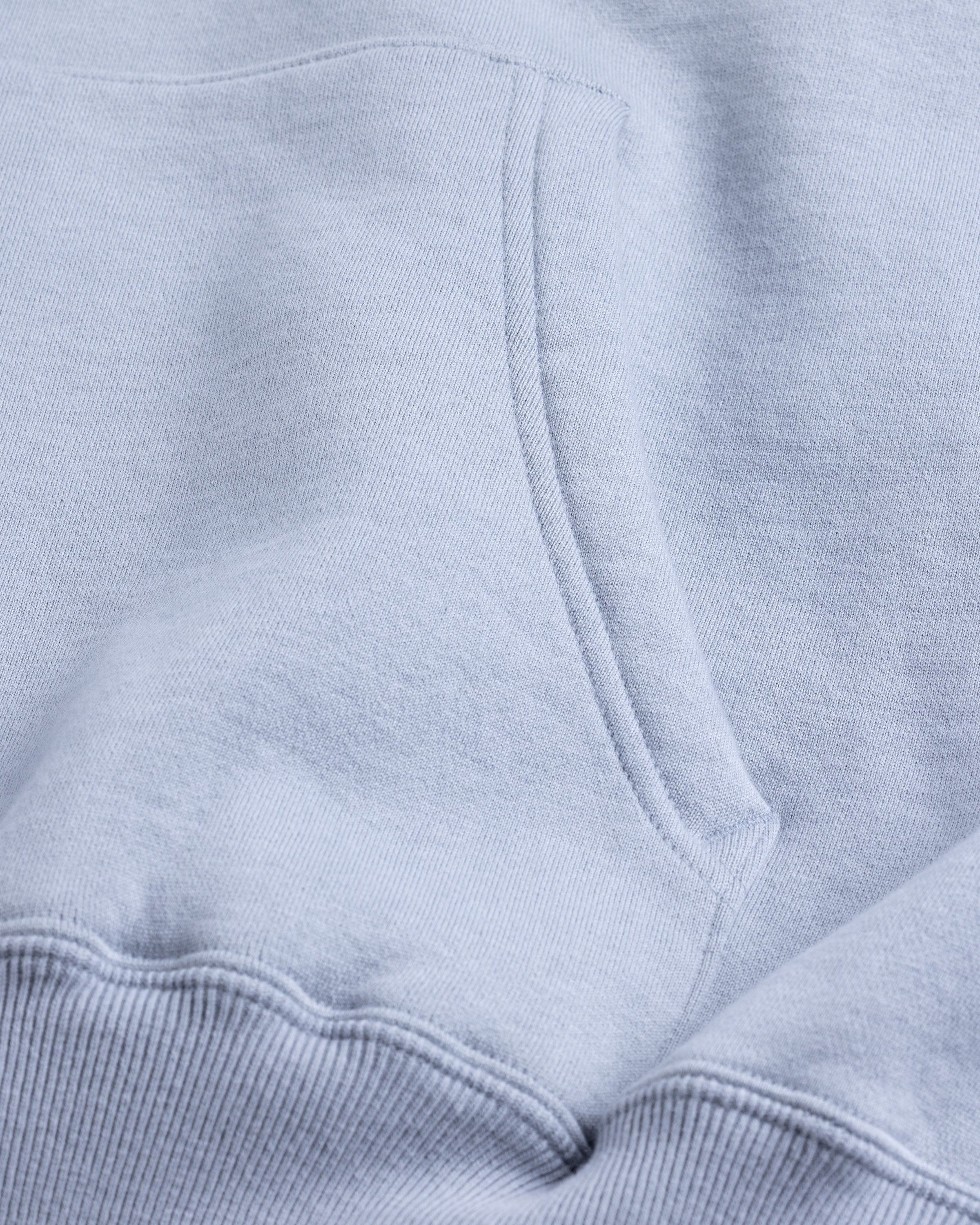 Auralee - Smooth Soft Pullover Hoodie Blue/Gray - Clothing - Blue - Image 5