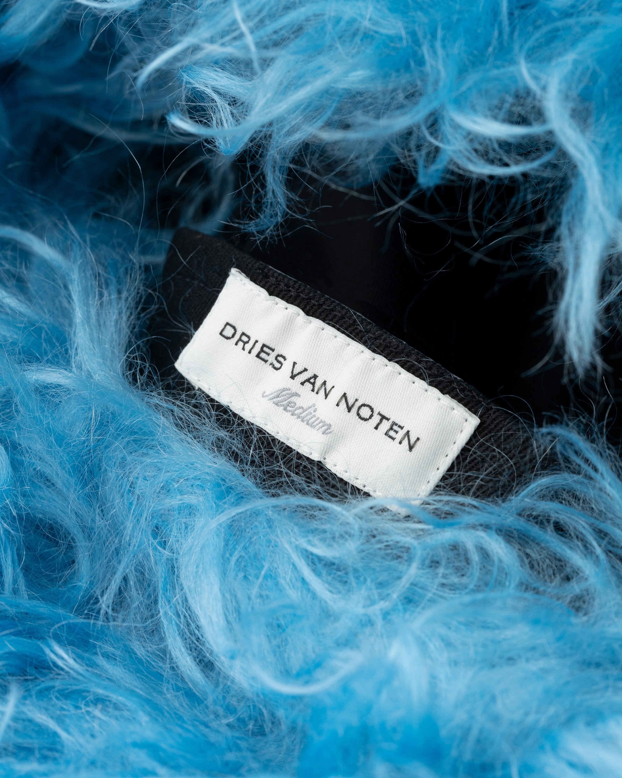 Dries van Noten - Mohair Gilly Hat Blue - Accessories - Blue - Image 3