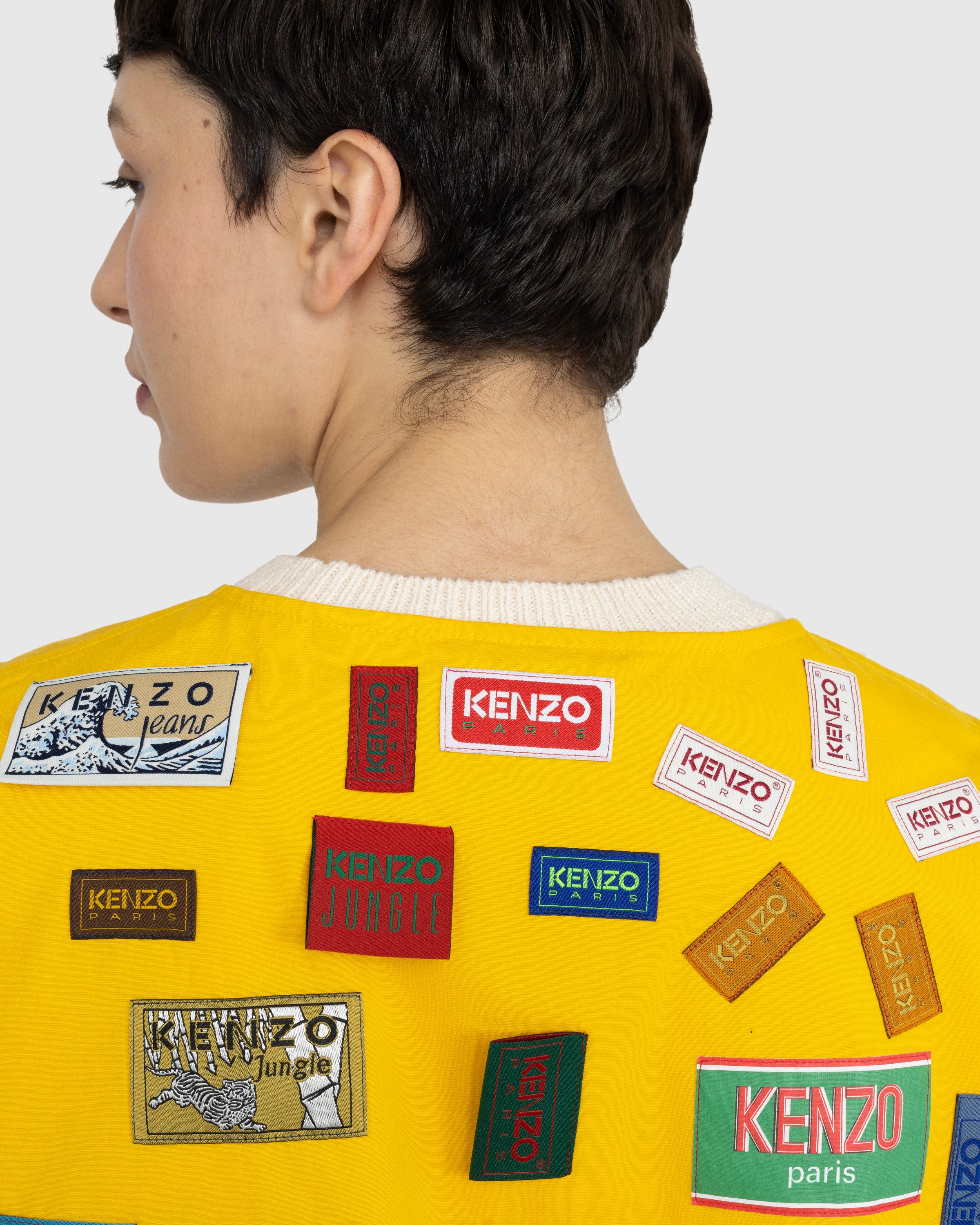 Kenzo - ‘Archives Labels’ Vest - Clothing - Yellow - Image 6