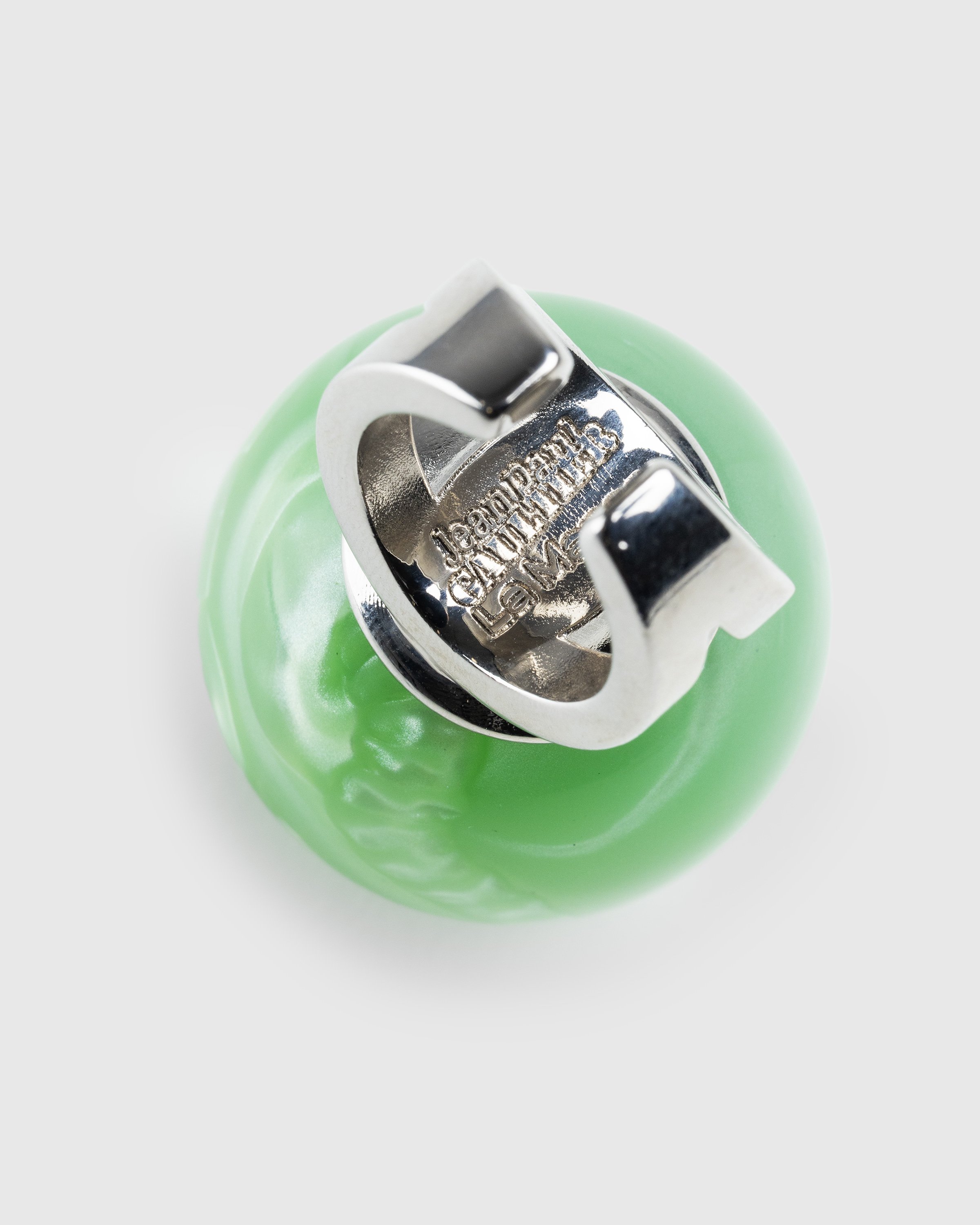 Jean Paul Gaultier - Cyber Ball Ring Onyx Green - Accessories - Green - Image 3